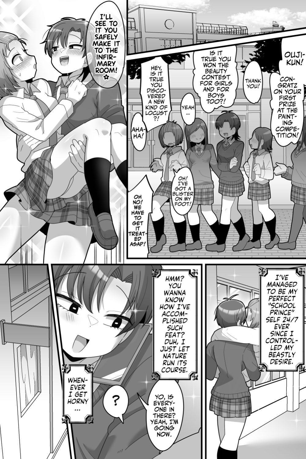 [Dakkoku Kidoutai S.A.C (Dakkoku Jiro)] Gakuen no Ouji-sama VS Futanari Chinpo [Team Rabu2]