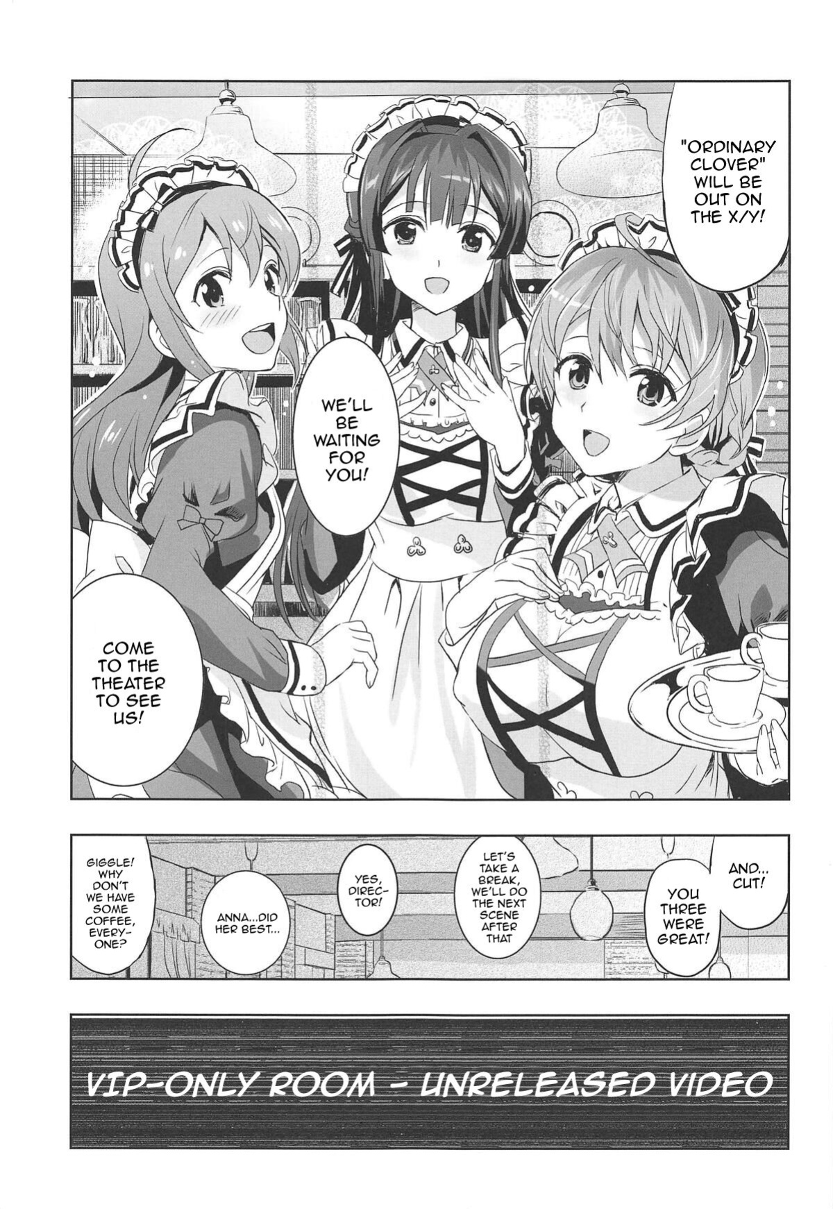 (C95) [Neko-bus Tei (Shaa)] Hypnosis Clover (THE IDOLM@STER MILLION LIVE!) [Doujins.com]