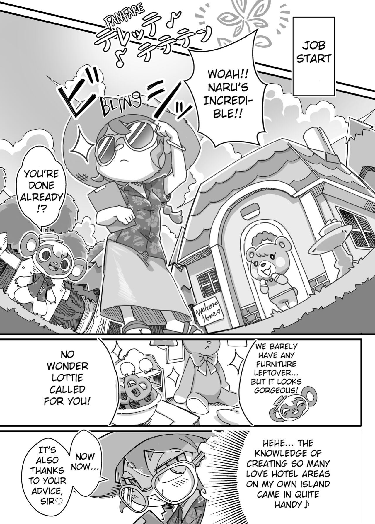 [Tamanokoshi (Tamanosuke)] You're the one I want to Coordinate with. (Animal Crossing)
