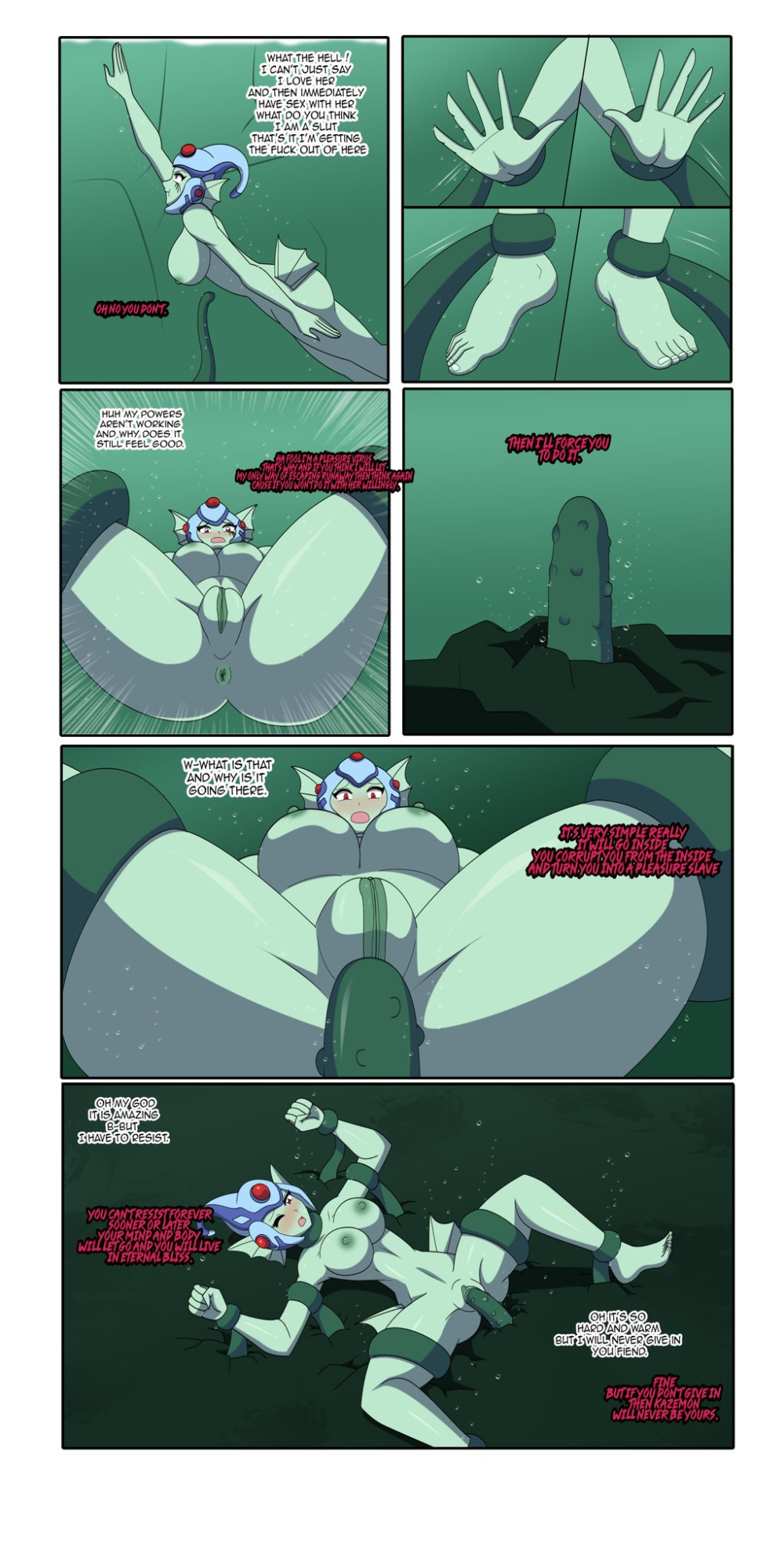 [Dlobo777] Enslaved in a Bath House (Digimon)