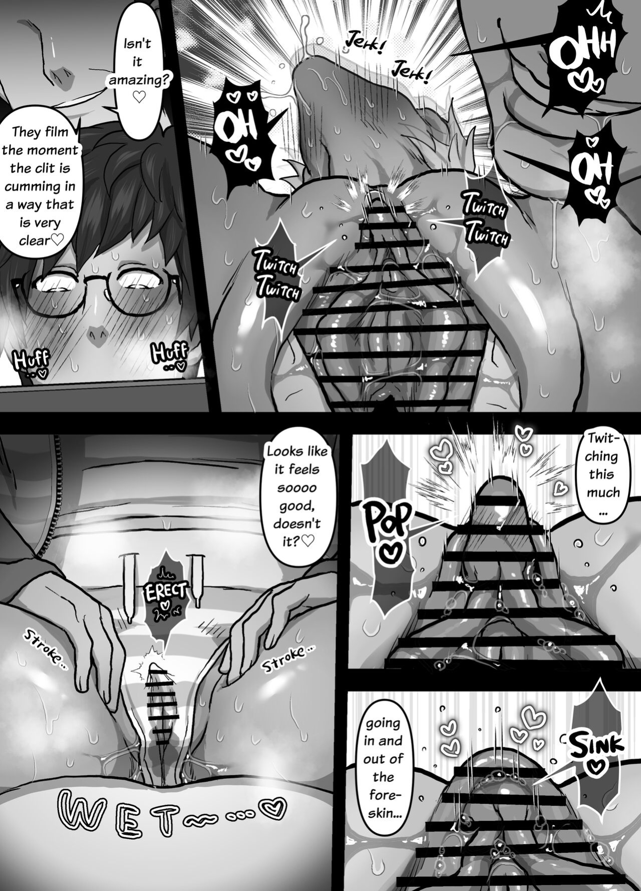 [Onoko Ya Honpo (Kamiwo Akira)] Watching Porn Videos Alone with my Dad