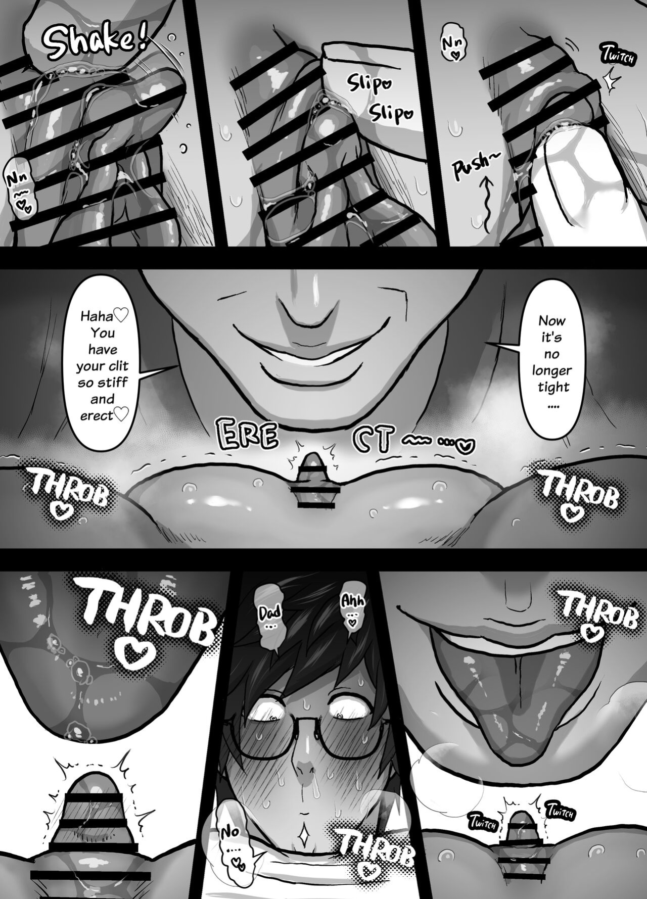 [Onoko Ya Honpo (Kamiwo Akira)] Watching Porn Videos Alone with my Dad