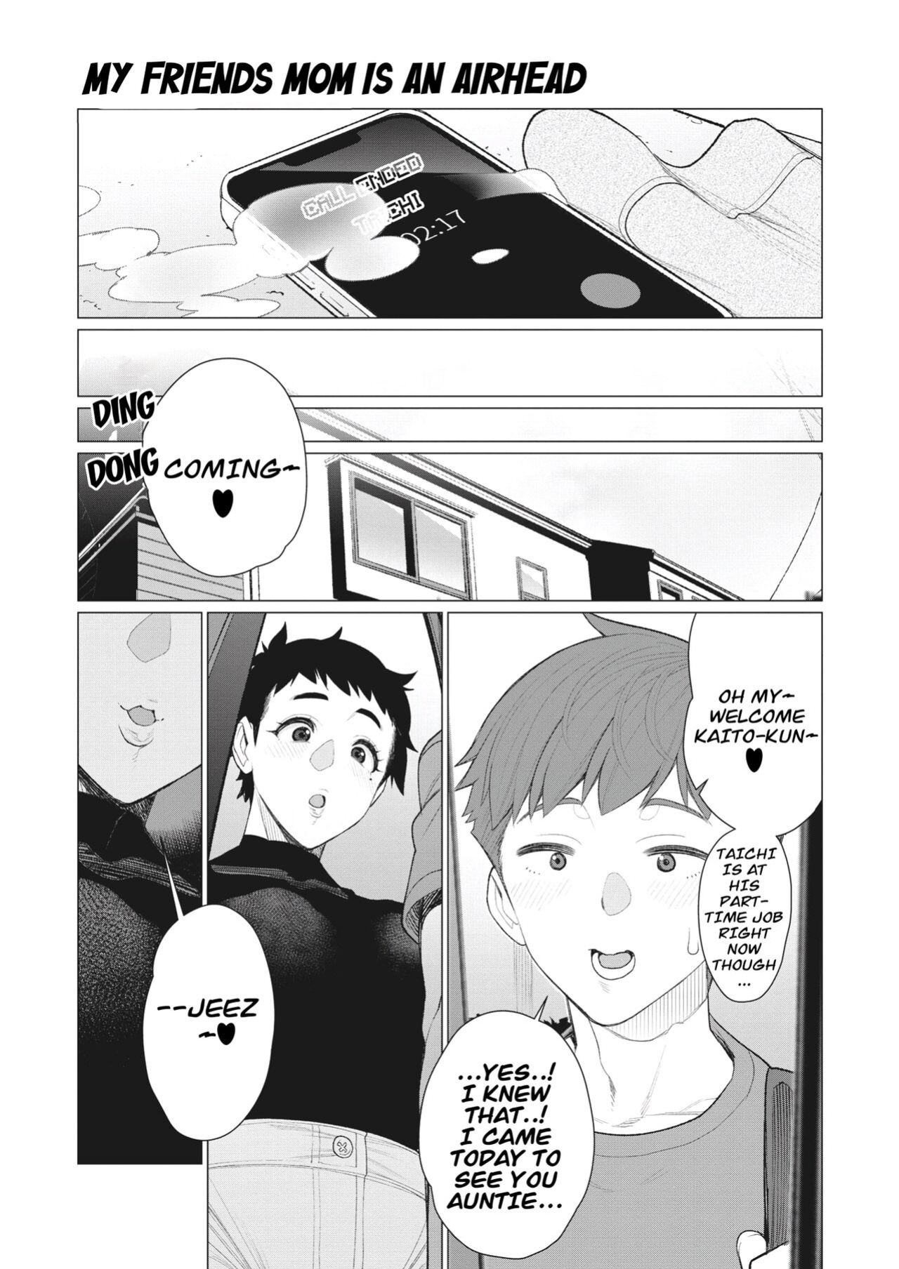 [Minamida Usuke] Tomodachi no Mama wa Muboubi Oba-san | My Friend's Mother is an Airhead (COMIC HOTMiLK Koime Vol. 45) [CarlJPTL]