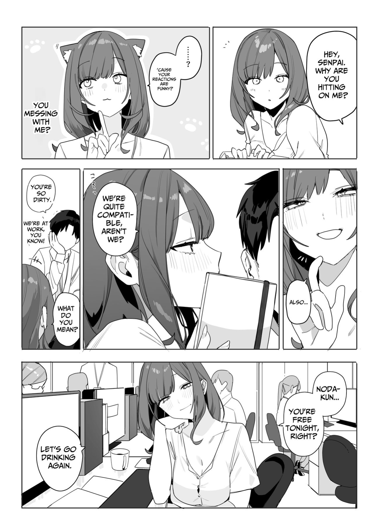 [Nakosiru] My Pain-In-The-Ass Yet Nice And Caring Senior Collegue [spaceMoose]
