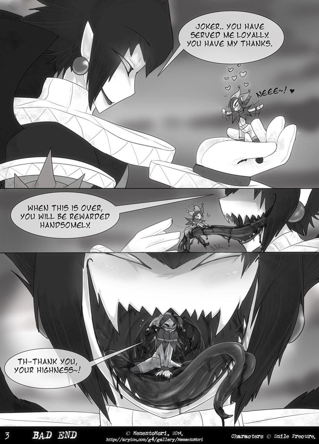 [MementoMori] Bad End (Precure Vore Comic)