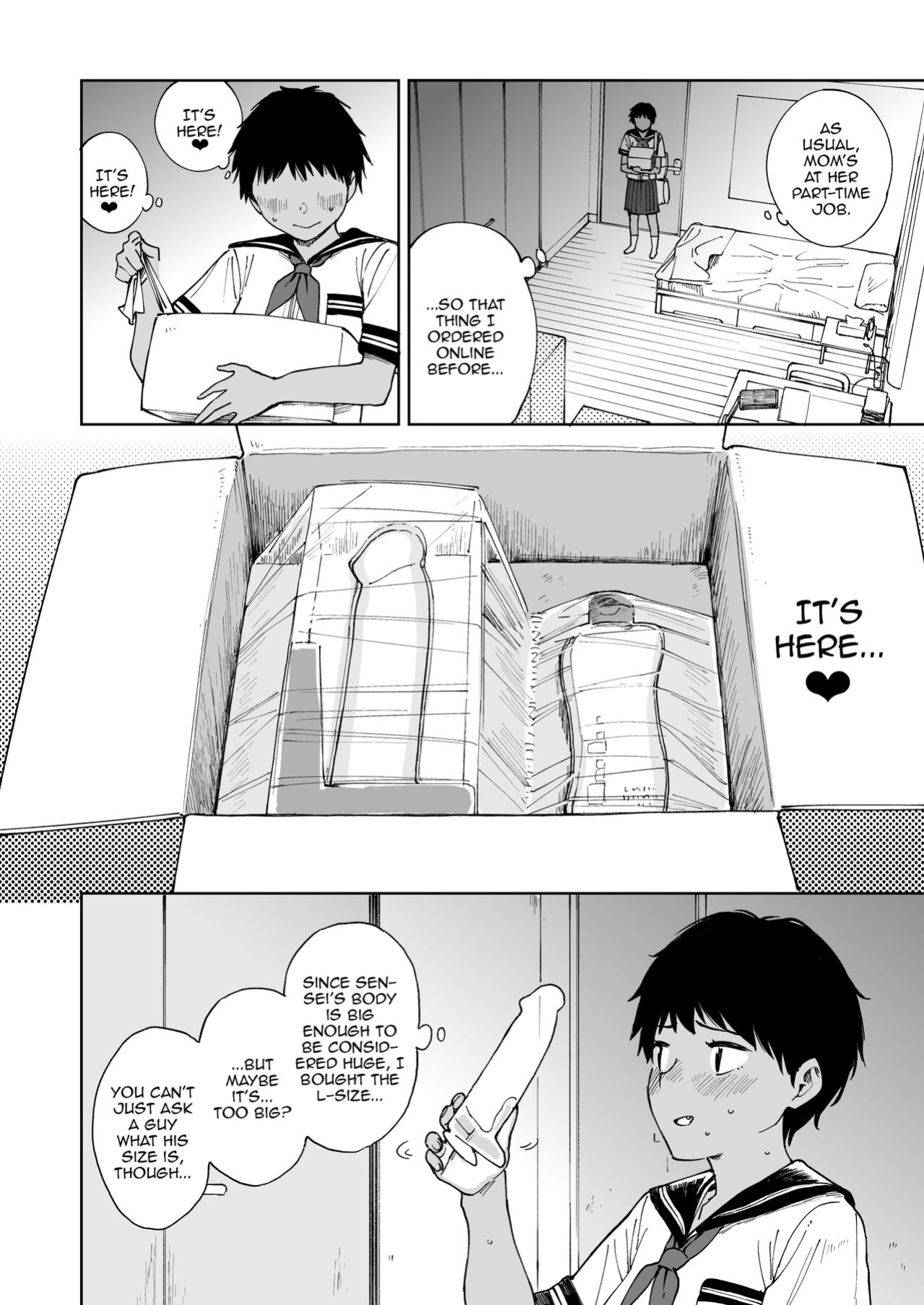 [Sashimi no Wife (Shiden)] Todoroki-san wa Hayaku Kaette Hitori Ecchi Shitai [Doujins.com]