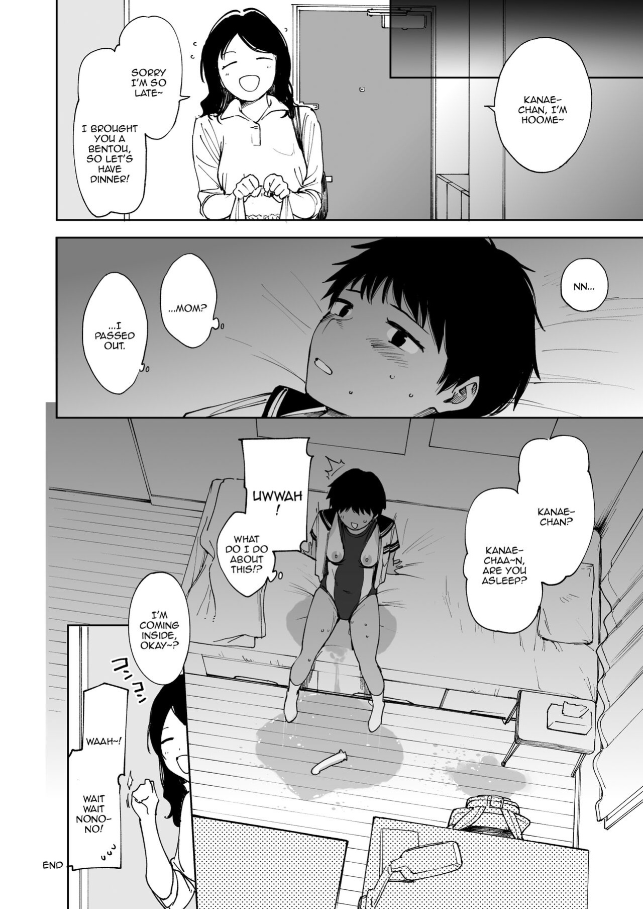 [Sashimi no Wife (Shiden)] Todoroki-san wa Hayaku Kaette Hitori Ecchi Shitai [Doujins.com]