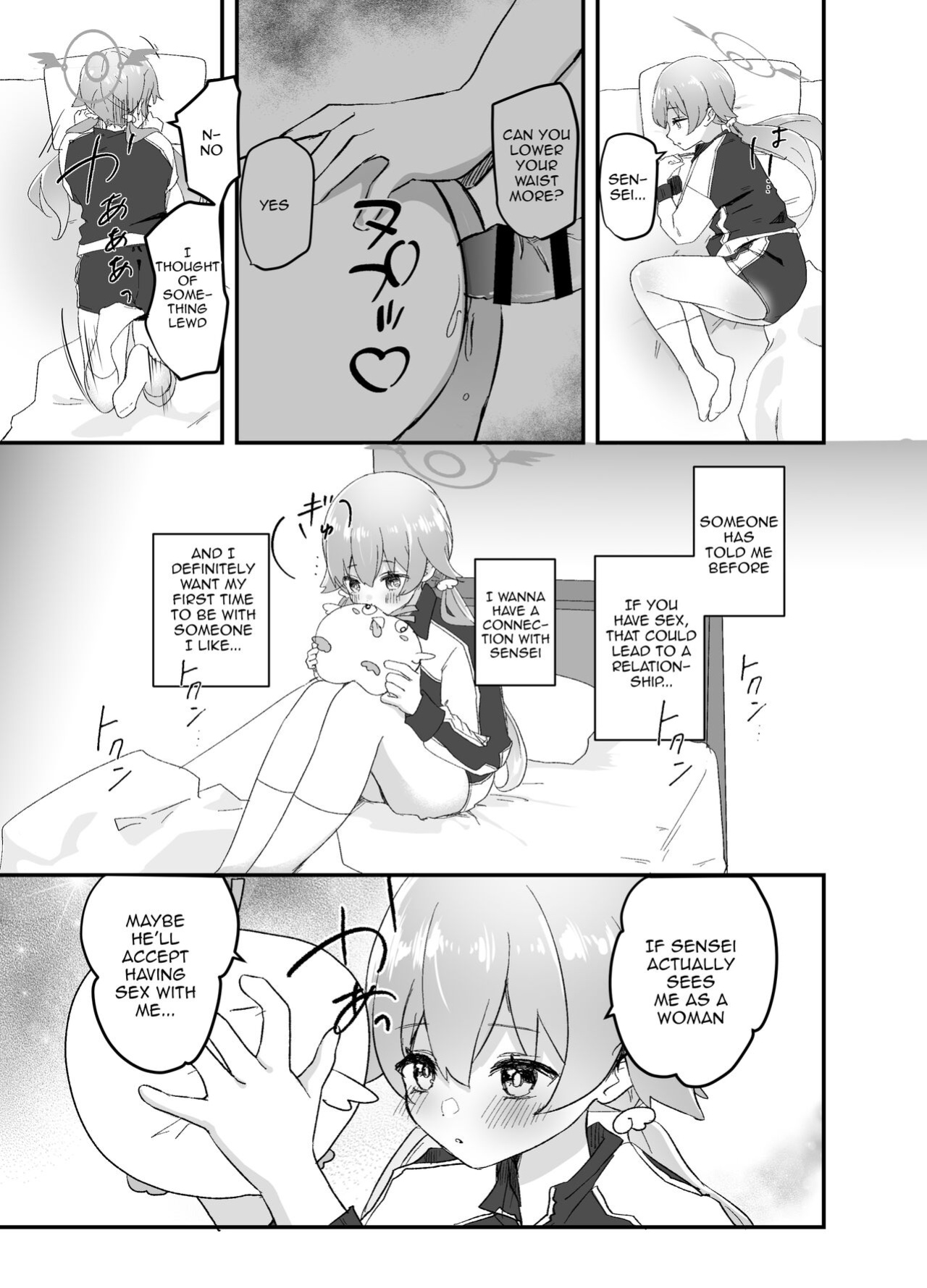 [Namekuzu (Namekuji)] 3-gatsu 24-nichi, Hifumi wa Shojo de wa Naku Narimasu. (Blue Archive) [Doujins.com]