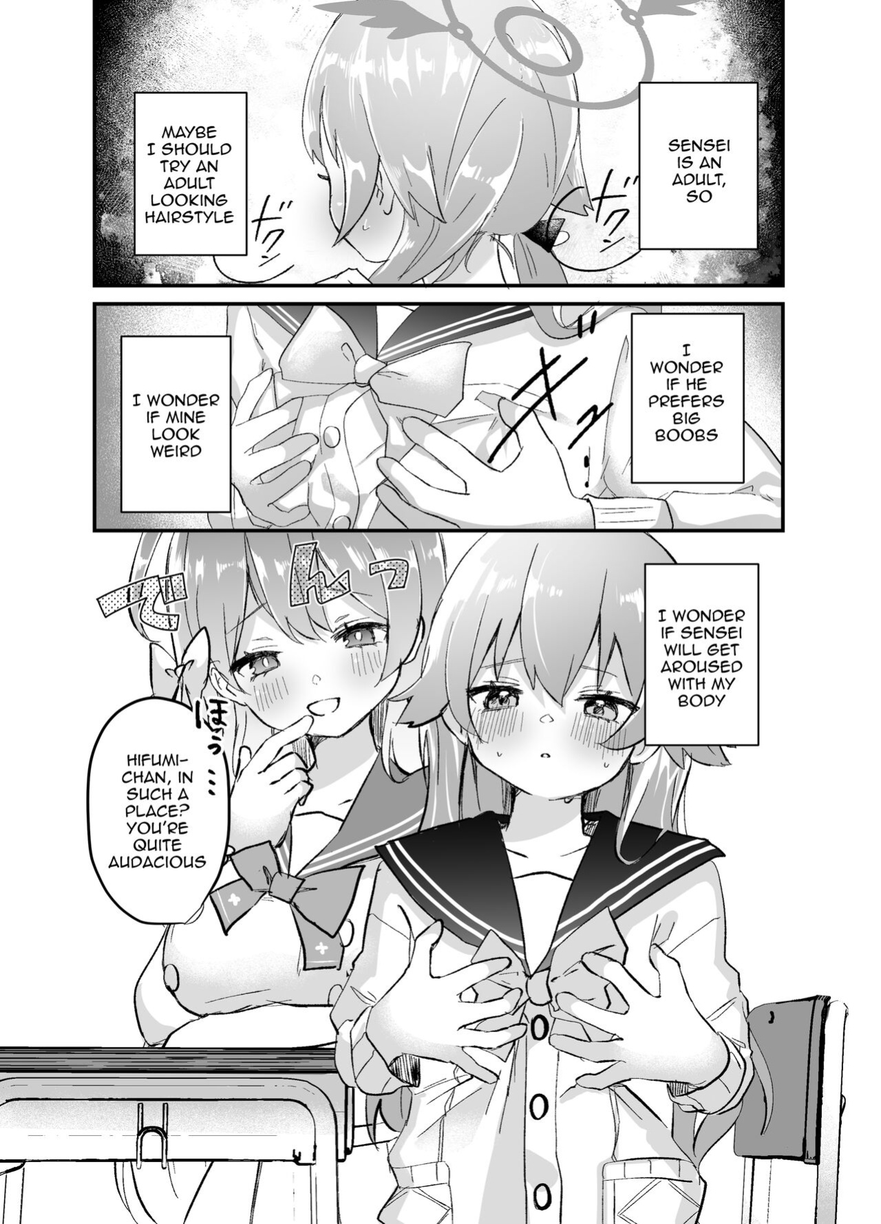 [Namekuzu (Namekuji)] 3-gatsu 24-nichi, Hifumi wa Shojo de wa Naku Narimasu. (Blue Archive) [Doujins.com]