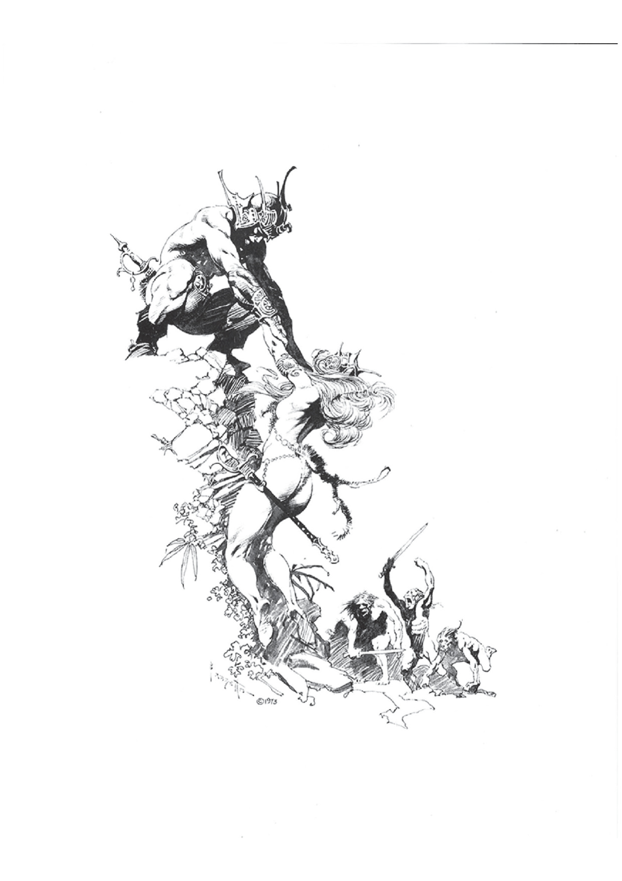 [Frank Frazetta] The Fantastic Art of Frank Frazetta - 1, 2 and 3 [Engish]