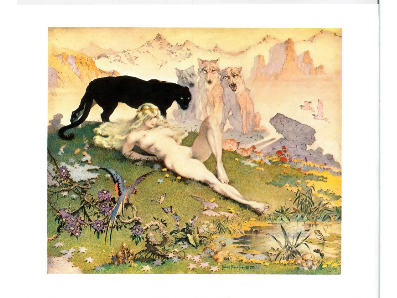 [Frank Frazetta] The Fantastic Art of Frank Frazetta - 1, 2 and 3 [Engish]