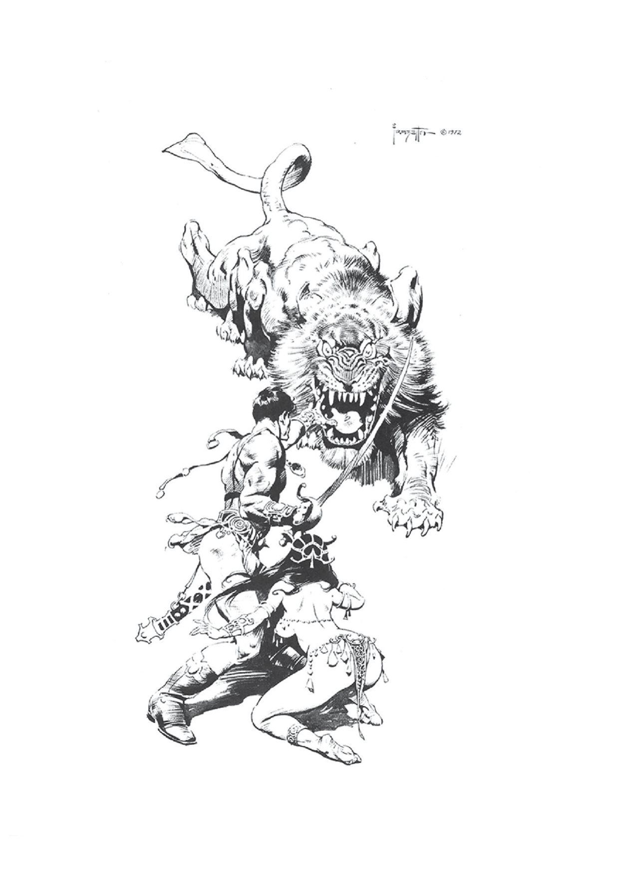 [Frank Frazetta] The Fantastic Art of Frank Frazetta - 1, 2 and 3 [Engish]