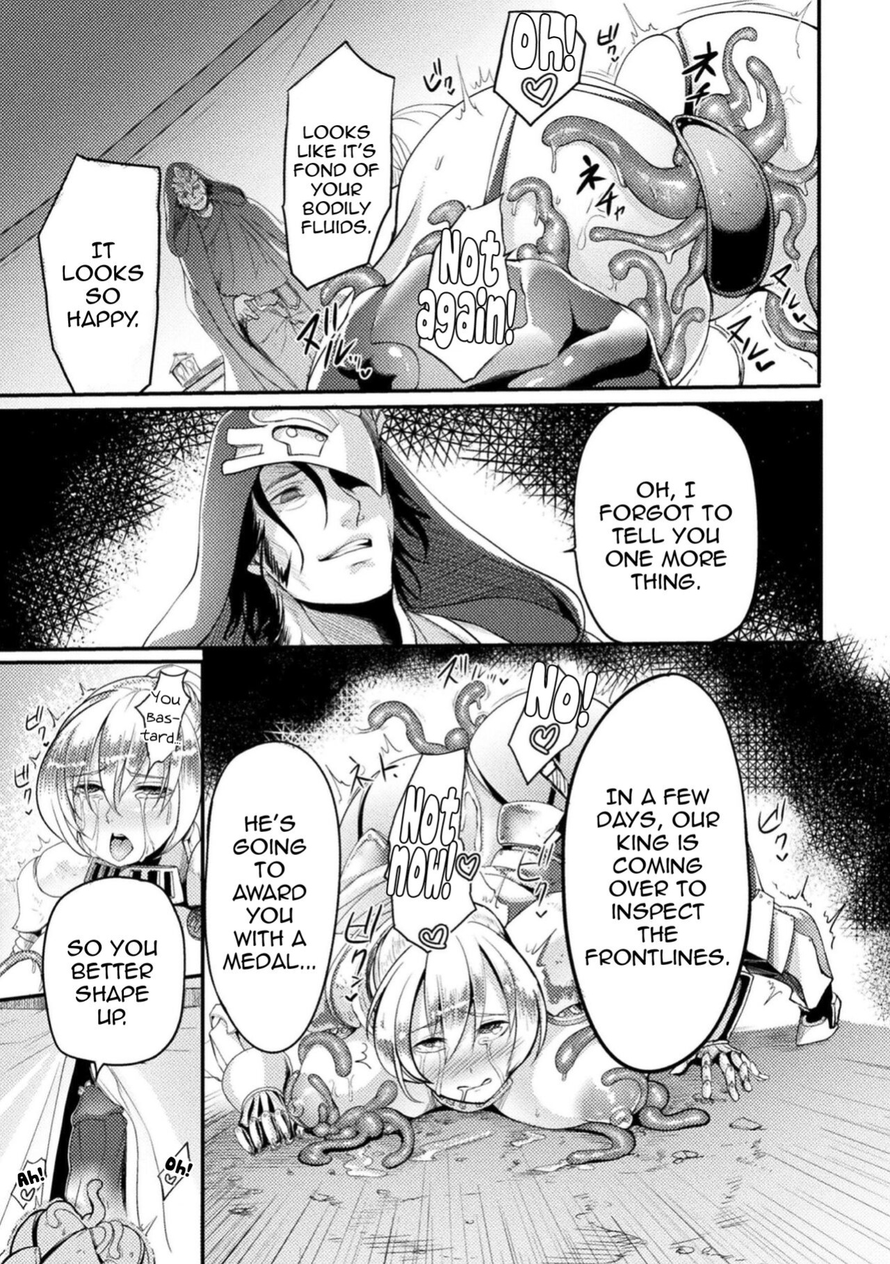 [Remu] Zettai ni Shokushu ni Maketari Shinai Onna Kishi | The Female Knight Definitely Wont Lose To Tentacles (2D Comic Magazine Noroi no Soubi de Ryoujoku Zecchou! Vol. 1) [Doujins.com]