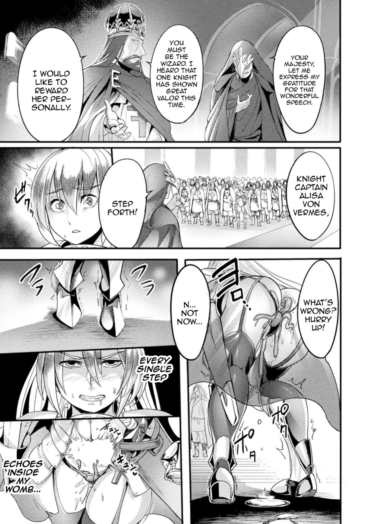 [Remu] Zettai ni Shokushu ni Maketari Shinai Onna Kishi | The Female Knight Definitely Wont Lose To Tentacles (2D Comic Magazine Noroi no Soubi de Ryoujoku Zecchou! Vol. 1) [Doujins.com]