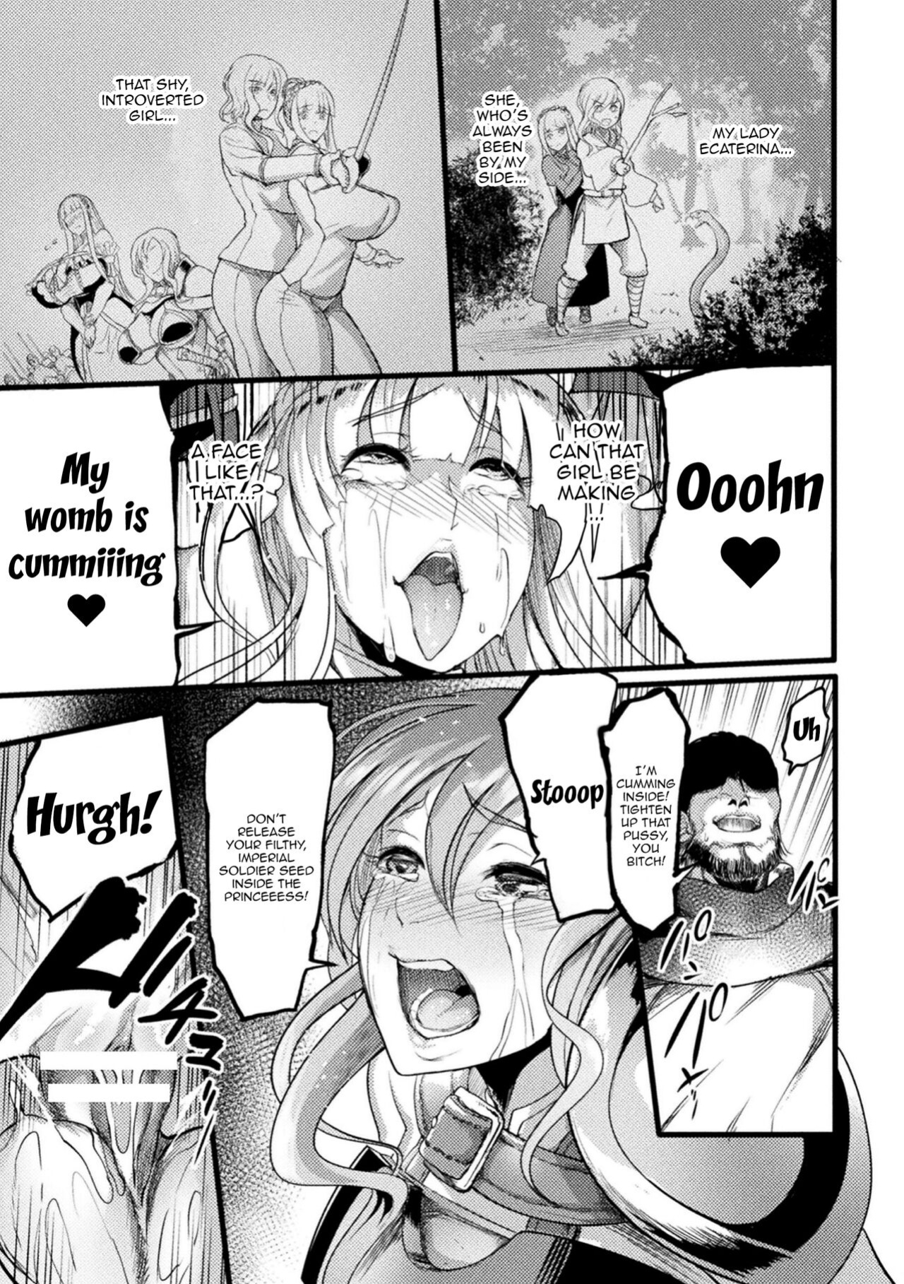 [Remu] Teikoku no Nikubenki ~Otosareta Hime to Onna Kishi~ | The Empires Meat Toilet ~The Fallen Knight and Princess~ (2D Comic Magazine Nikubenki Koujou Vol. 1) [Doujins.com]