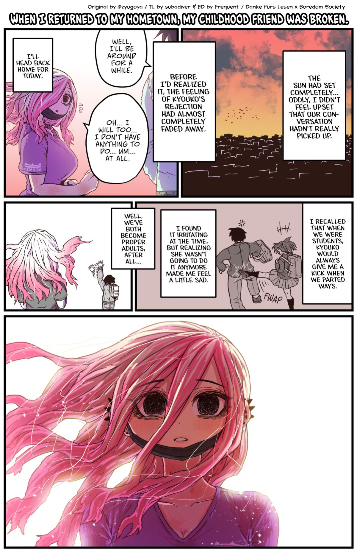 [Zyugoya] Jimoto ni Kaettekitara Osananajimi ga Kowareteta | When I Returned to My Hometown, My Childhood Friend was Broken (MainStory+FANBOX)