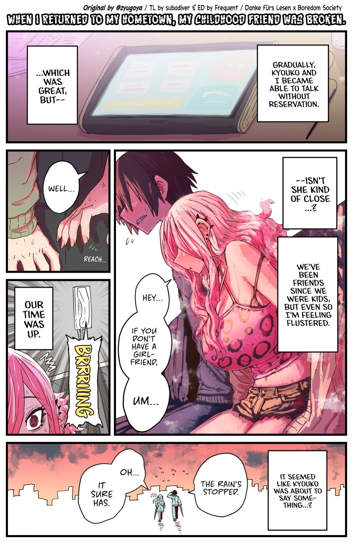 [Zyugoya] Jimoto ni Kaettekitara Osananajimi ga Kowareteta | When I Returned to My Hometown, My Childhood Friend was Broken (MainStory+FANBOX)