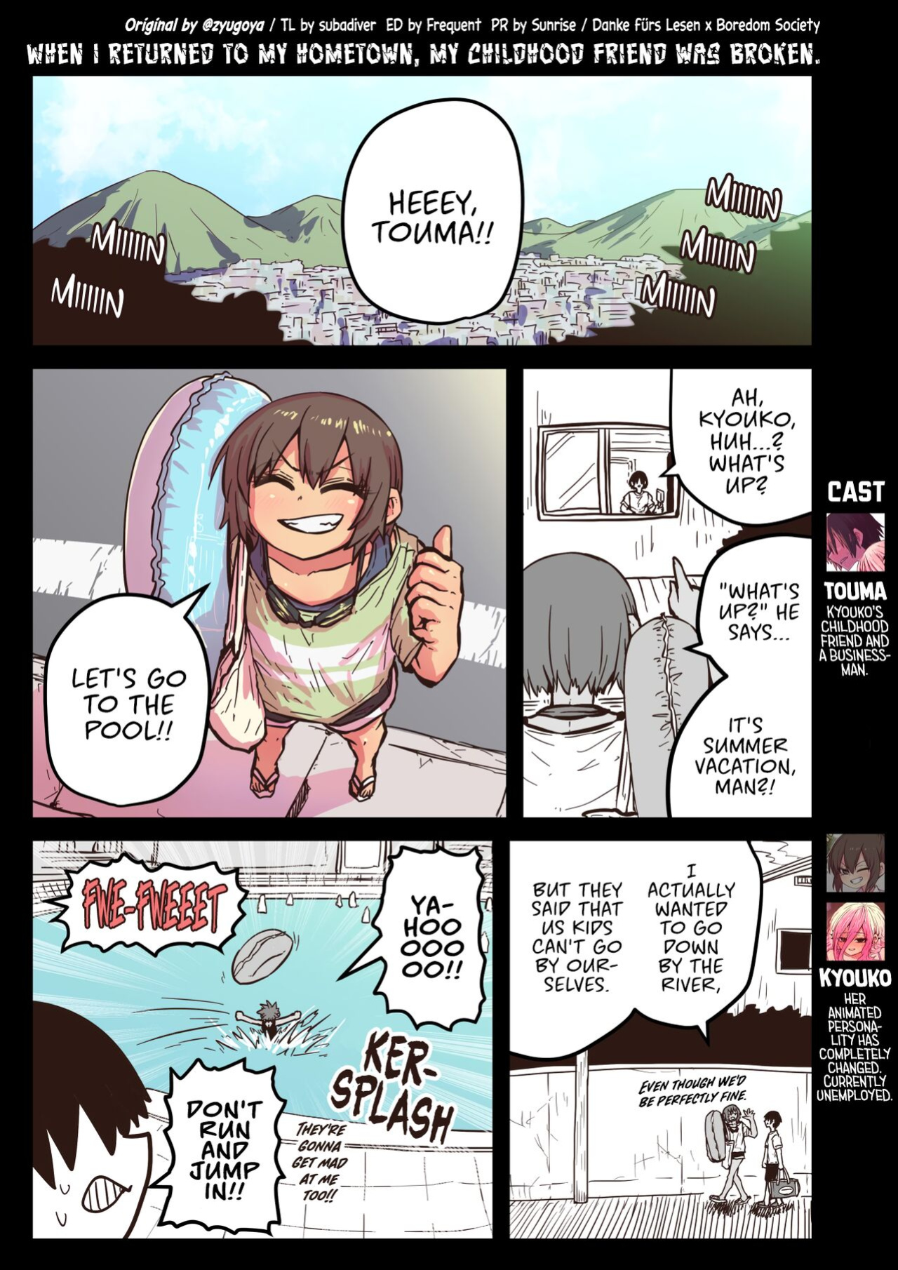 [Zyugoya] Jimoto ni Kaettekitara Osananajimi ga Kowareteta | When I Returned to My Hometown, My Childhood Friend was Broken (MainStory+FANBOX)