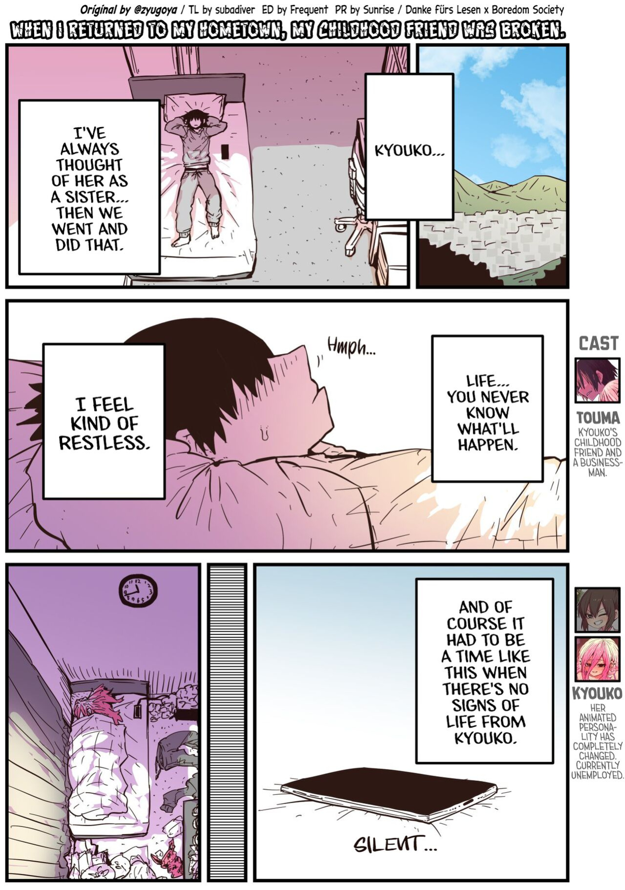 [Zyugoya] Jimoto ni Kaettekitara Osananajimi ga Kowareteta | When I Returned to My Hometown, My Childhood Friend was Broken (MainStory+FANBOX)