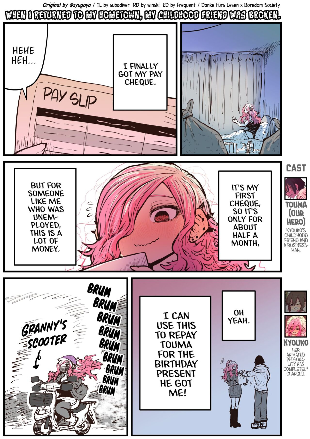 [Zyugoya] Jimoto ni Kaettekitara Osananajimi ga Kowareteta | When I Returned to My Hometown, My Childhood Friend was Broken (MainStory+FANBOX)