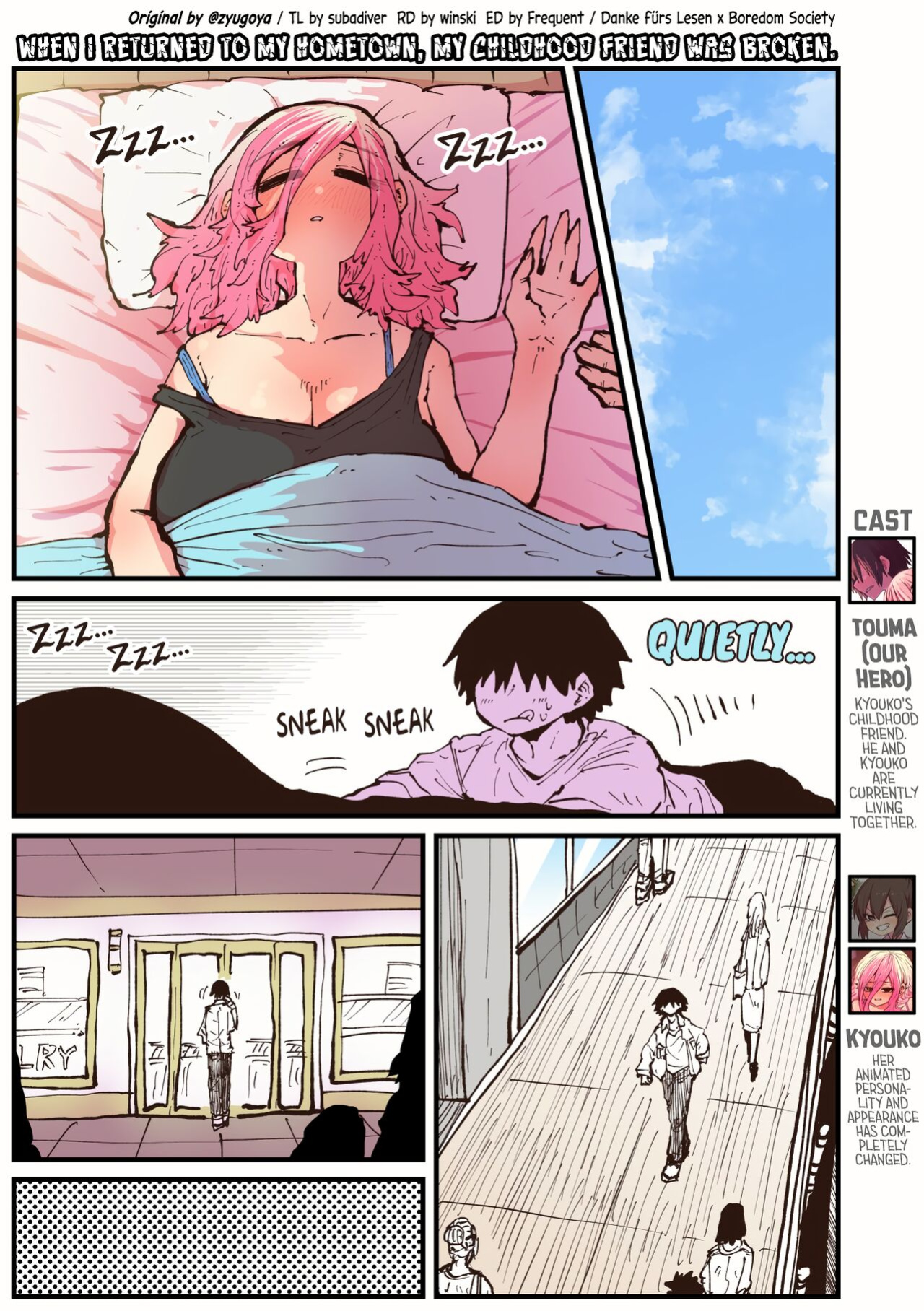[Zyugoya] Jimoto ni Kaettekitara Osananajimi ga Kowareteta | When I Returned to My Hometown, My Childhood Friend was Broken (MainStory+FANBOX)