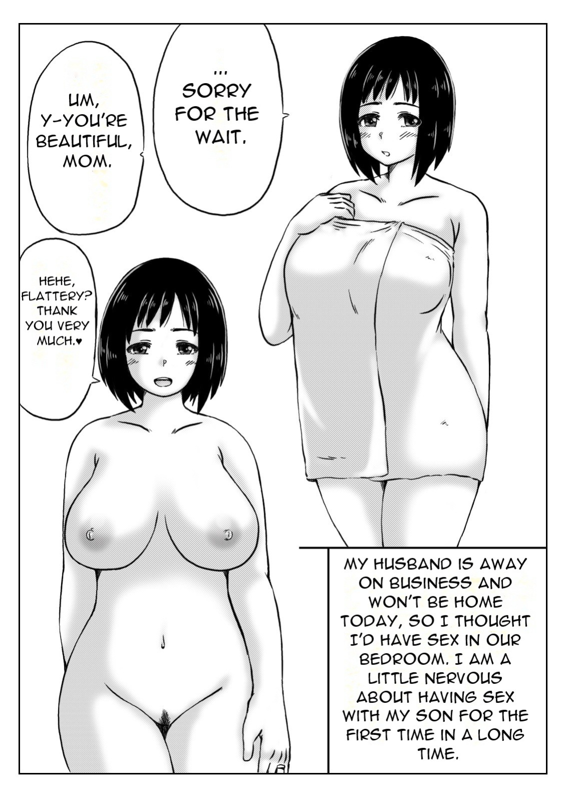 [Kirin Planet (Mankai Beesuke)] Haha to Jibun wo Kaetai Musuko | Mother and Son Who Want to Change Themselves [DarklordMTLs]