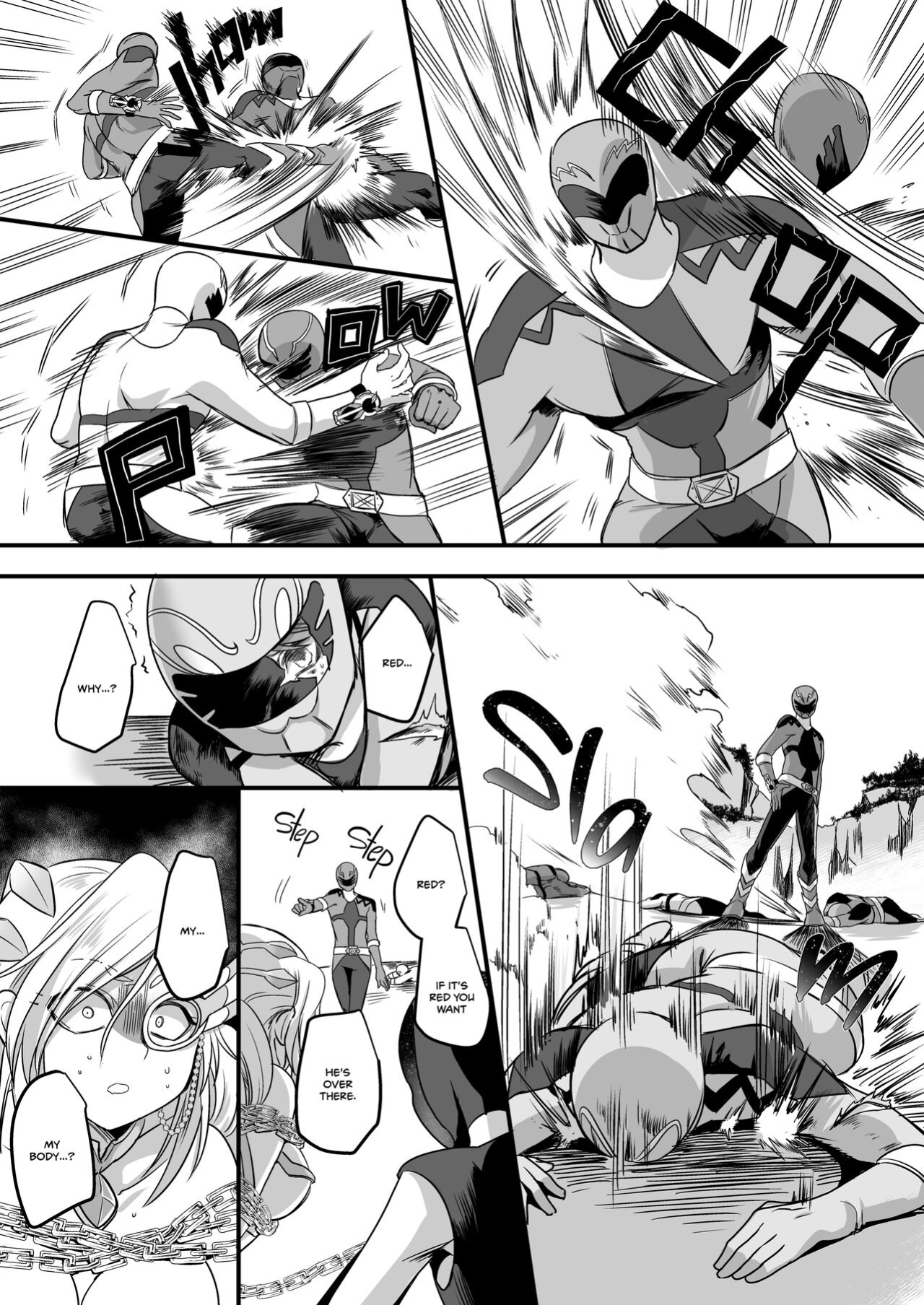 [Amulai Sweets Factory (Kouji)] Beast Ranger Tiger Red: The Downfall of Justice [2d-market.com]