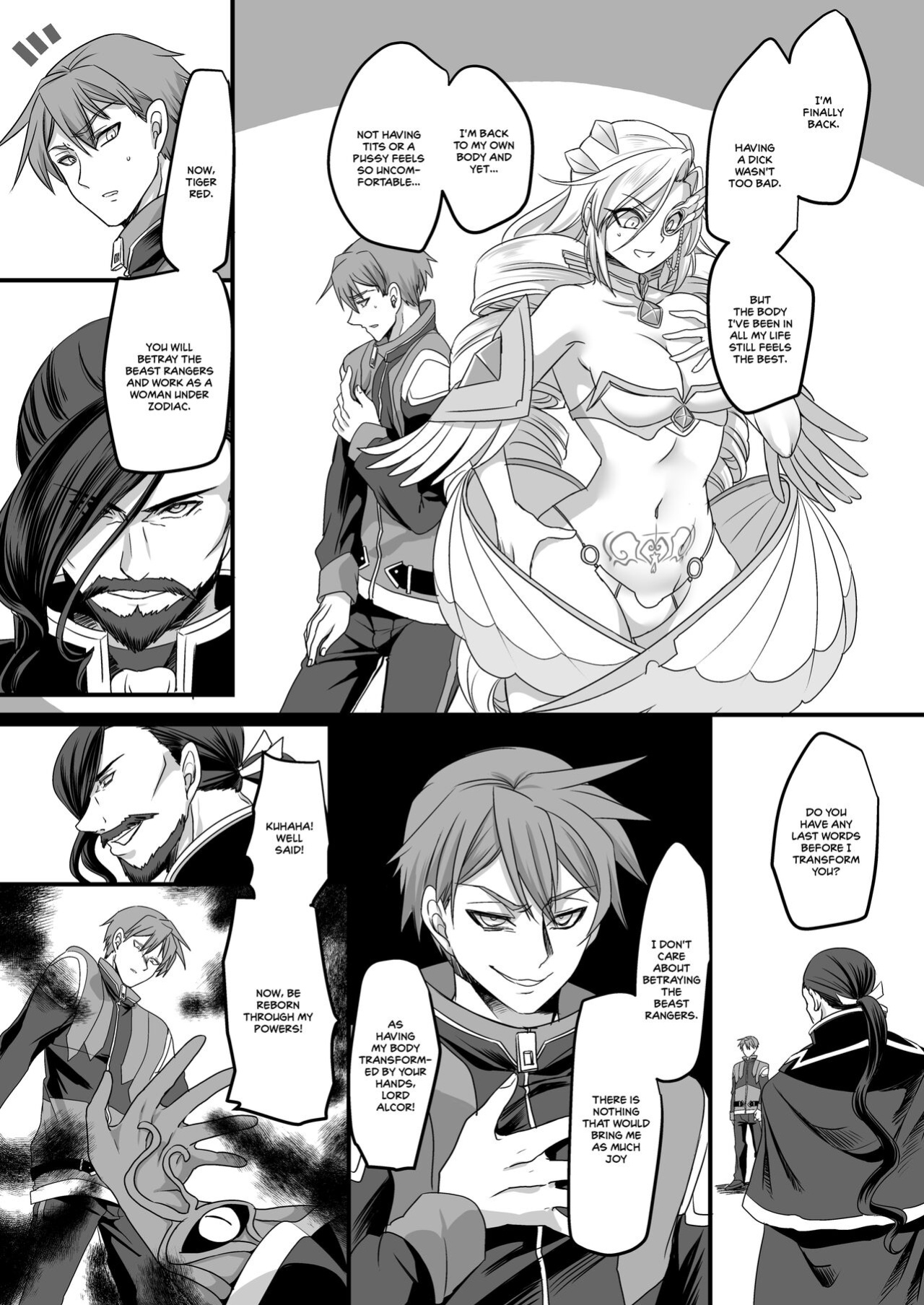 [Amulai Sweets Factory (Kouji)] Beast Ranger Tiger Red: The Downfall of Justice [2d-market.com]