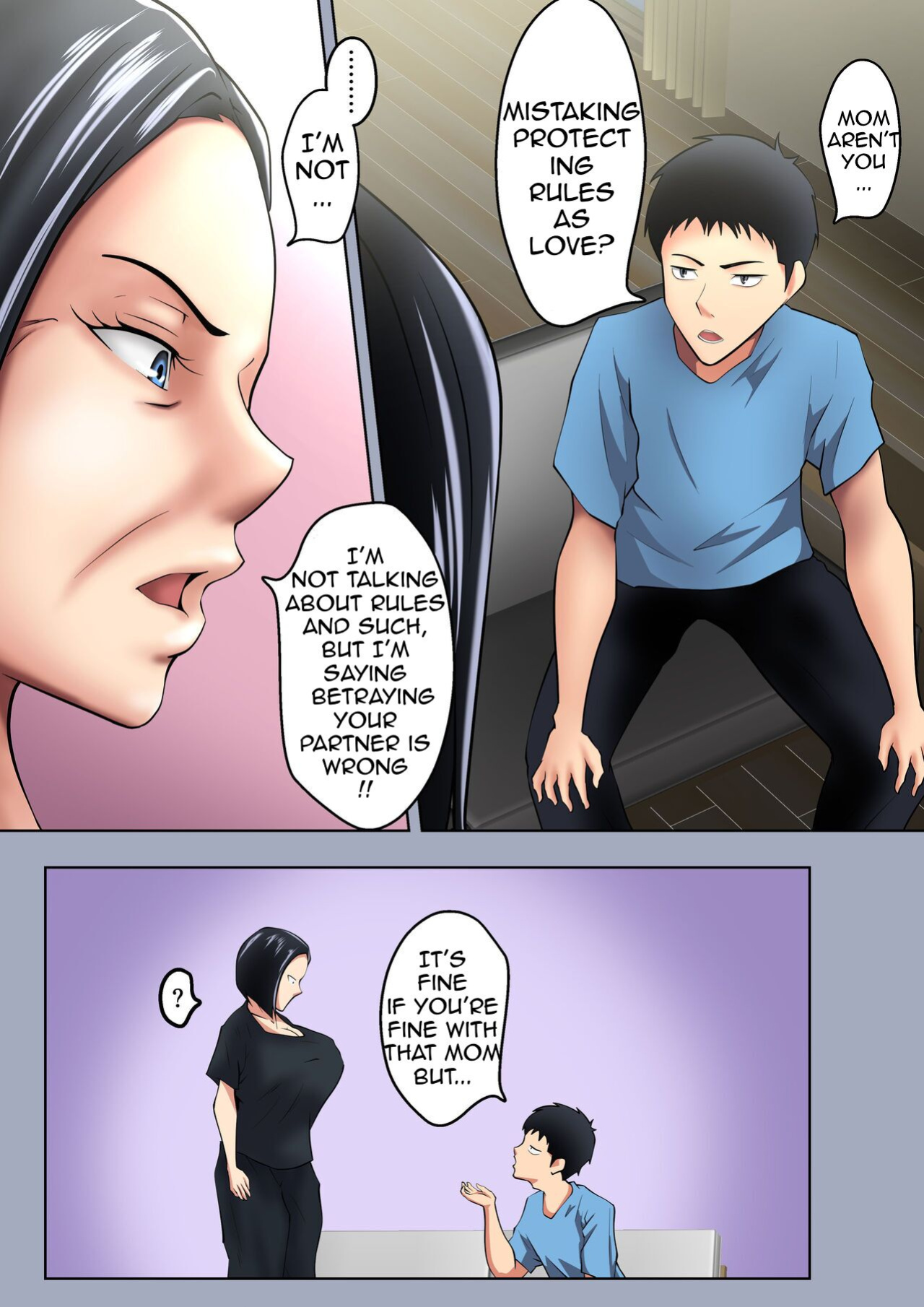 [Pentacle (Shimipan)] Okaa-san wa Sexless | Mom is Sexless [translatebandit]