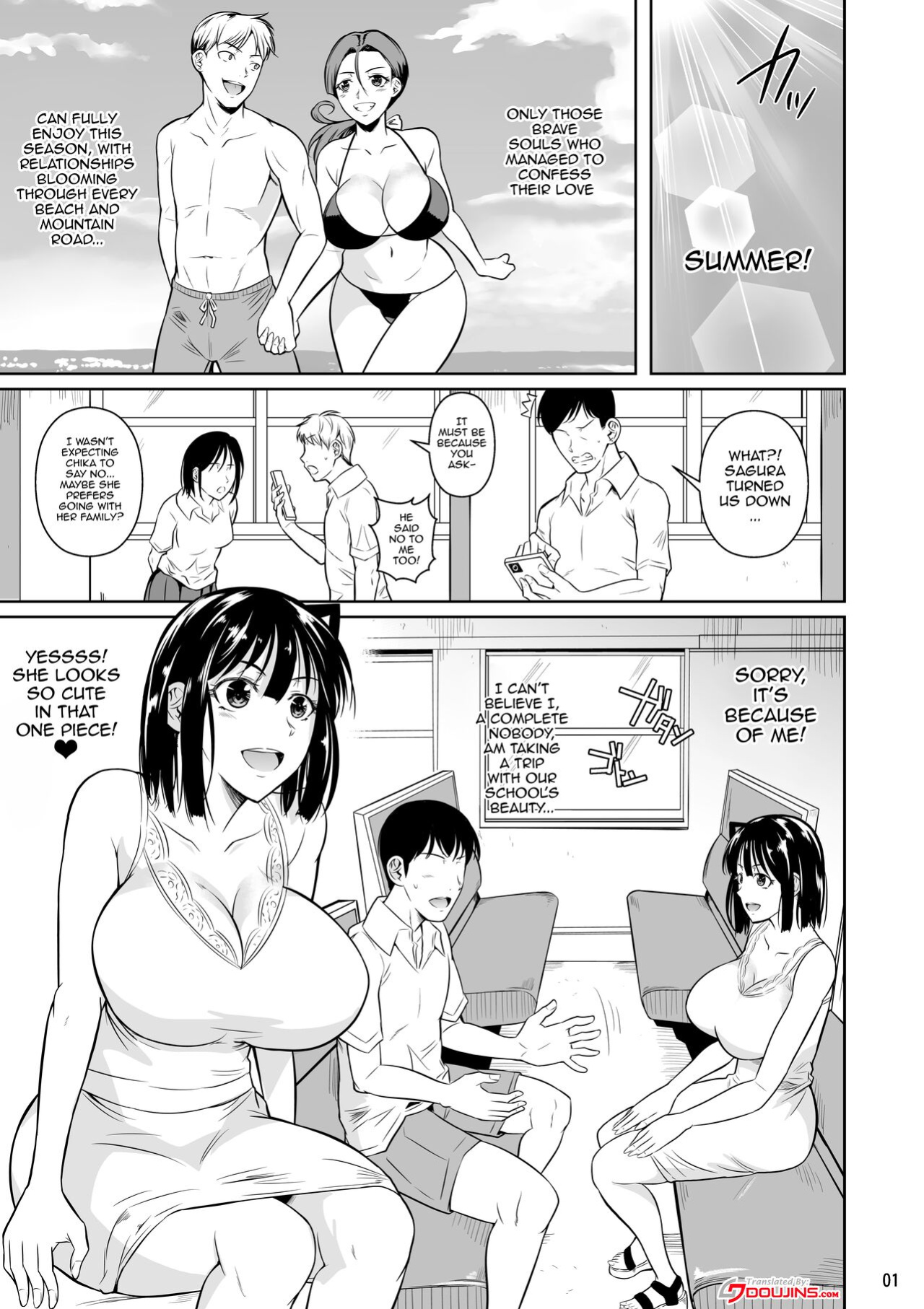 [Shoot The Moon (Fuetakishi)] Bocchi no Mob 3 Kanojo ga Dosukebe Mizugi ni Kigaetara [Doujins.com]