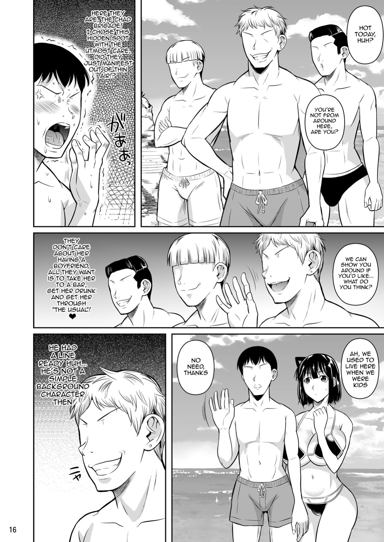 [Shoot The Moon (Fuetakishi)] Bocchi no Mob 3 Kanojo ga Dosukebe Mizugi ni Kigaetara [Doujins.com]