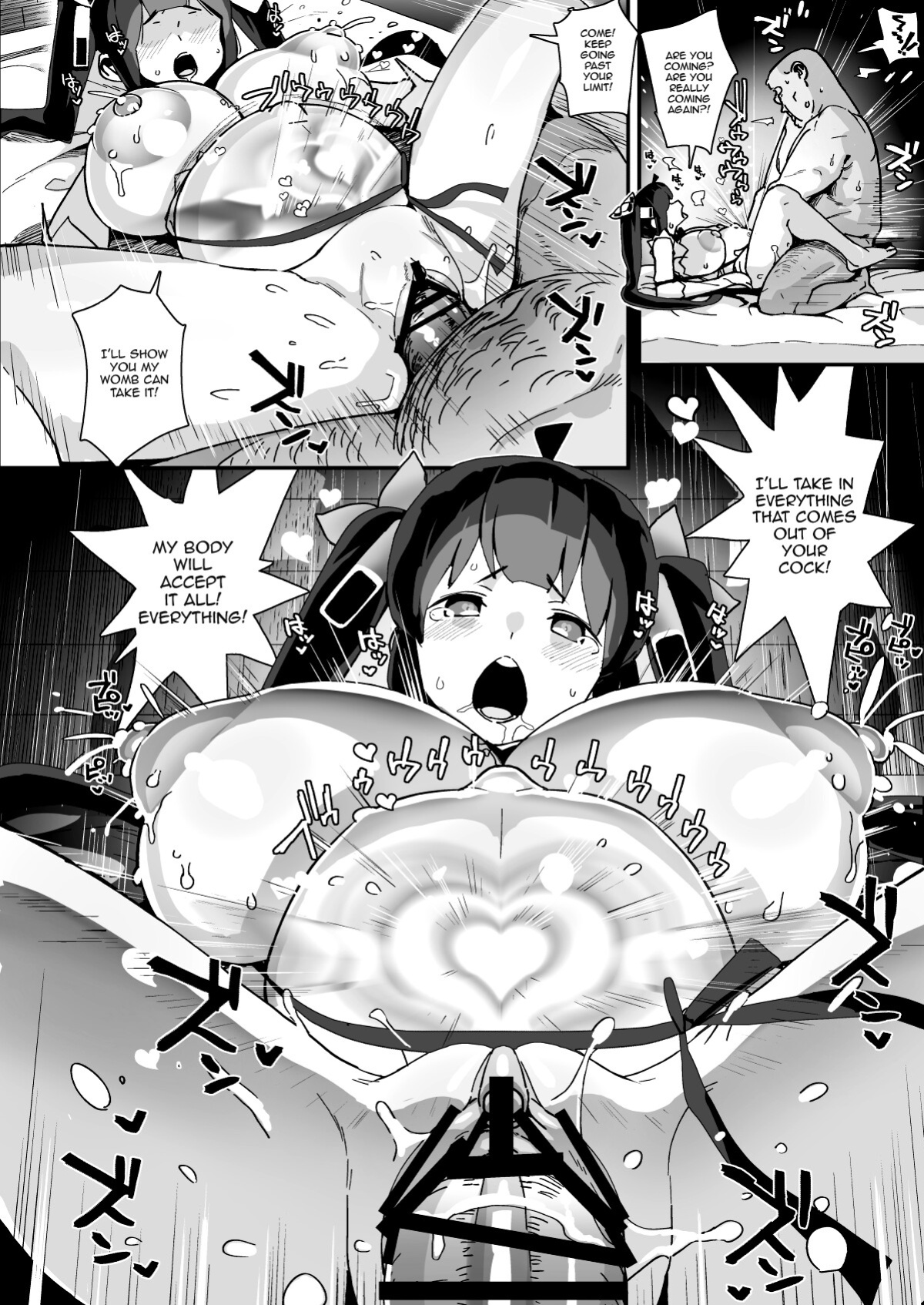[Entelekheia (Chirumakuro)] Himogami-sama to Hitobanchuu taiekikoukan | Spending The Whole Night Exchanging Bodily Fluids With The String Goddess (Dungeon ni Deai o Motomeru no wa Machigatteiru Darou ka) [Doujins.com]
