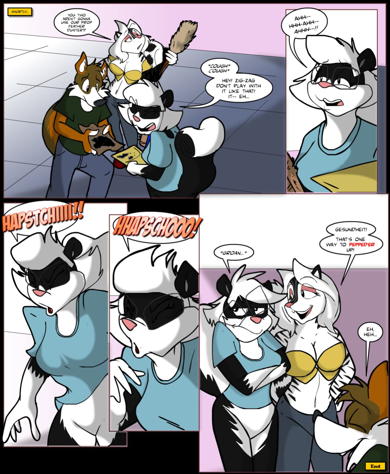 [CrazyassBeethoven (Ari-Dynamic)] Something to Sneeze At! + Extras