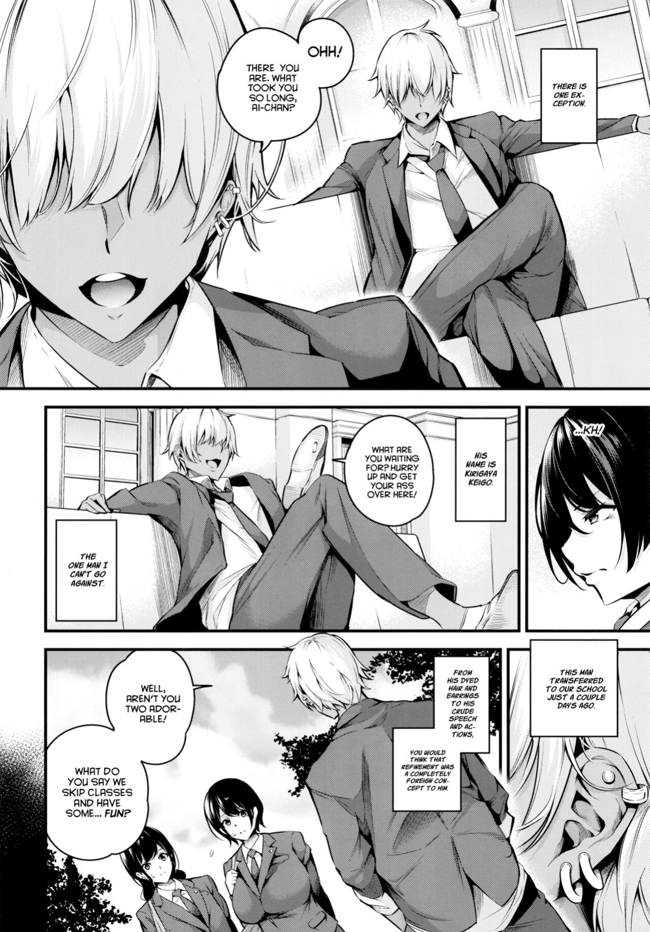 [Nasi-pasuya (Nasipasuta)] Shiramine Gakuen no Mesubuta Kaichou | Sow President of the Shiramine Academy [Project Valvrein]