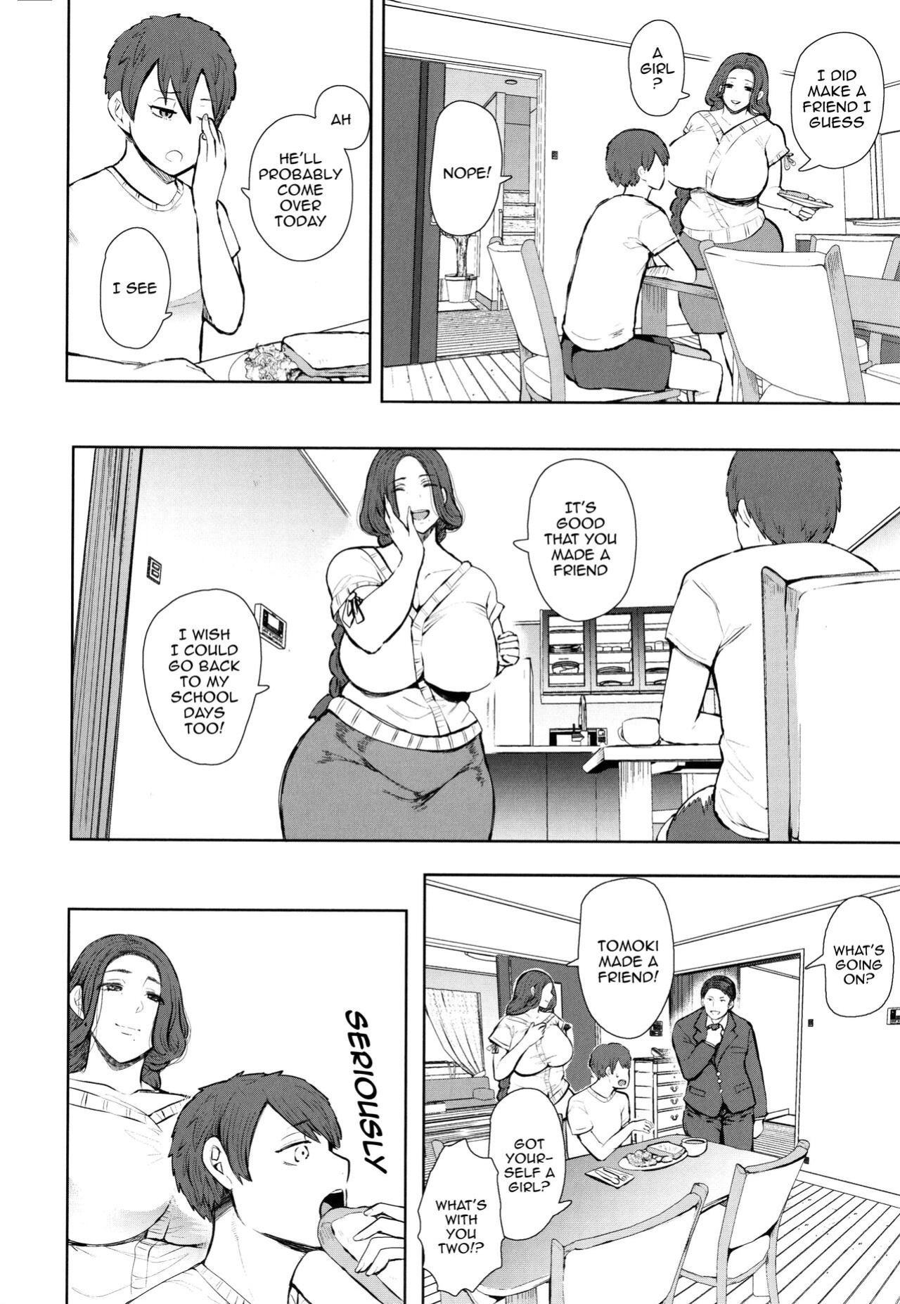 [Shomu] Mukashi no Uwaki Aite no ko ga Jitsu wa Watashi no Musuko no Doukyuusei de... [Doujins.com]