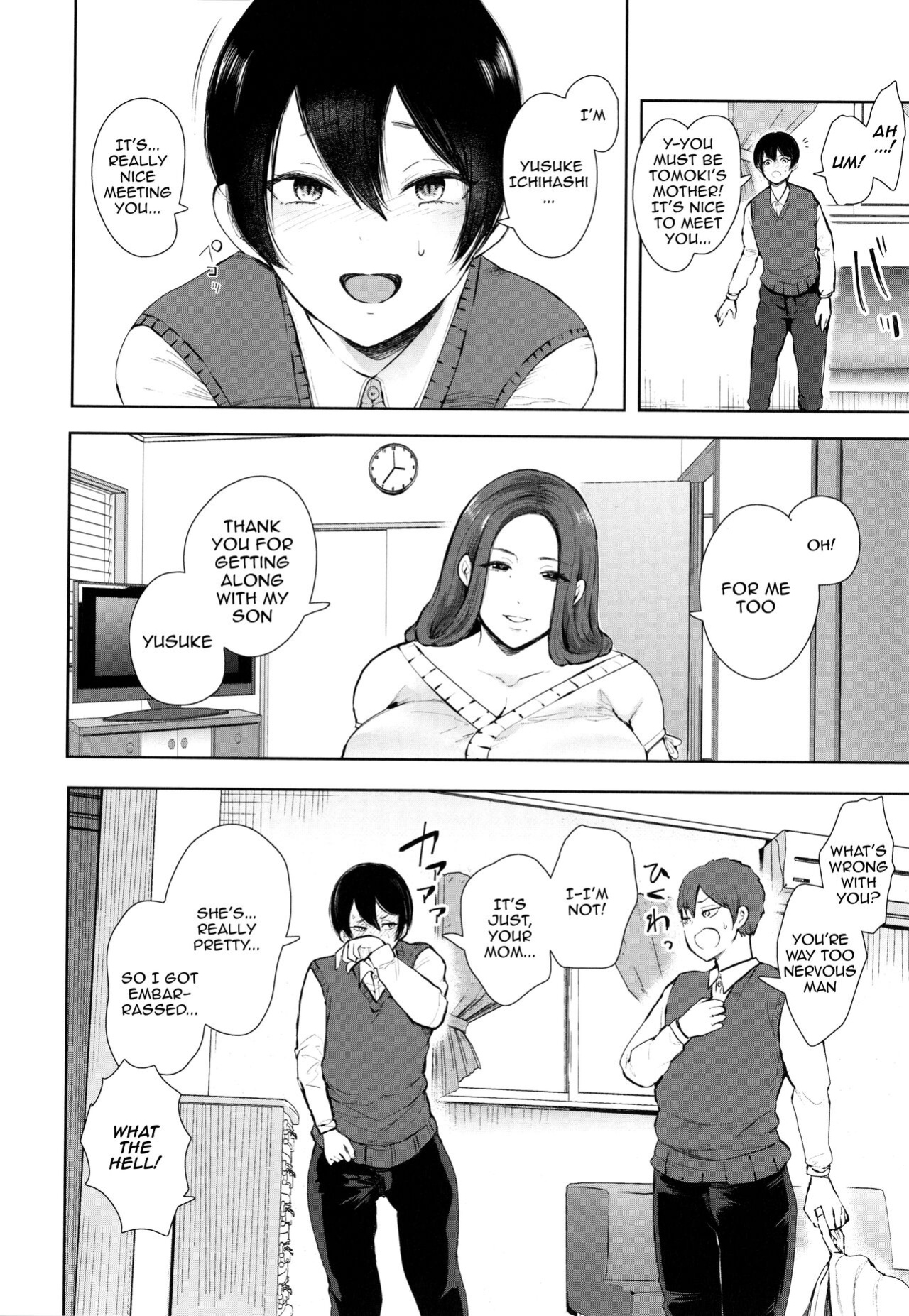 [Shomu] Mukashi no Uwaki Aite no ko ga Jitsu wa Watashi no Musuko no Doukyuusei de... [Doujins.com]