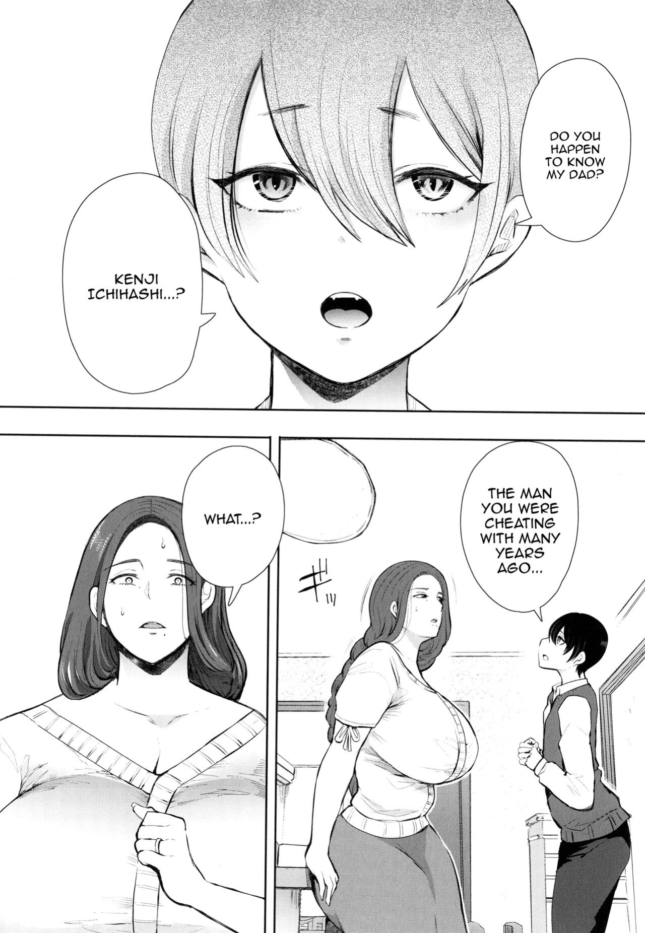 [Shomu] Mukashi no Uwaki Aite no ko ga Jitsu wa Watashi no Musuko no Doukyuusei de... [Doujins.com]