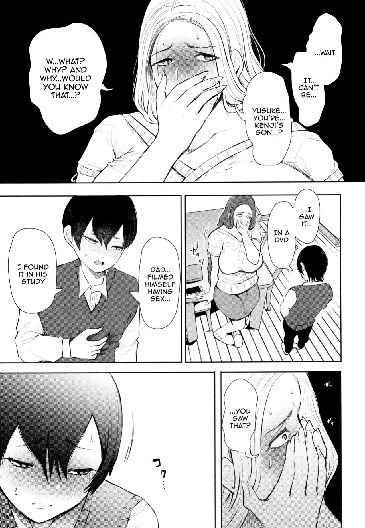 [Shomu] Mukashi no Uwaki Aite no ko ga Jitsu wa Watashi no Musuko no Doukyuusei de... [Doujins.com]