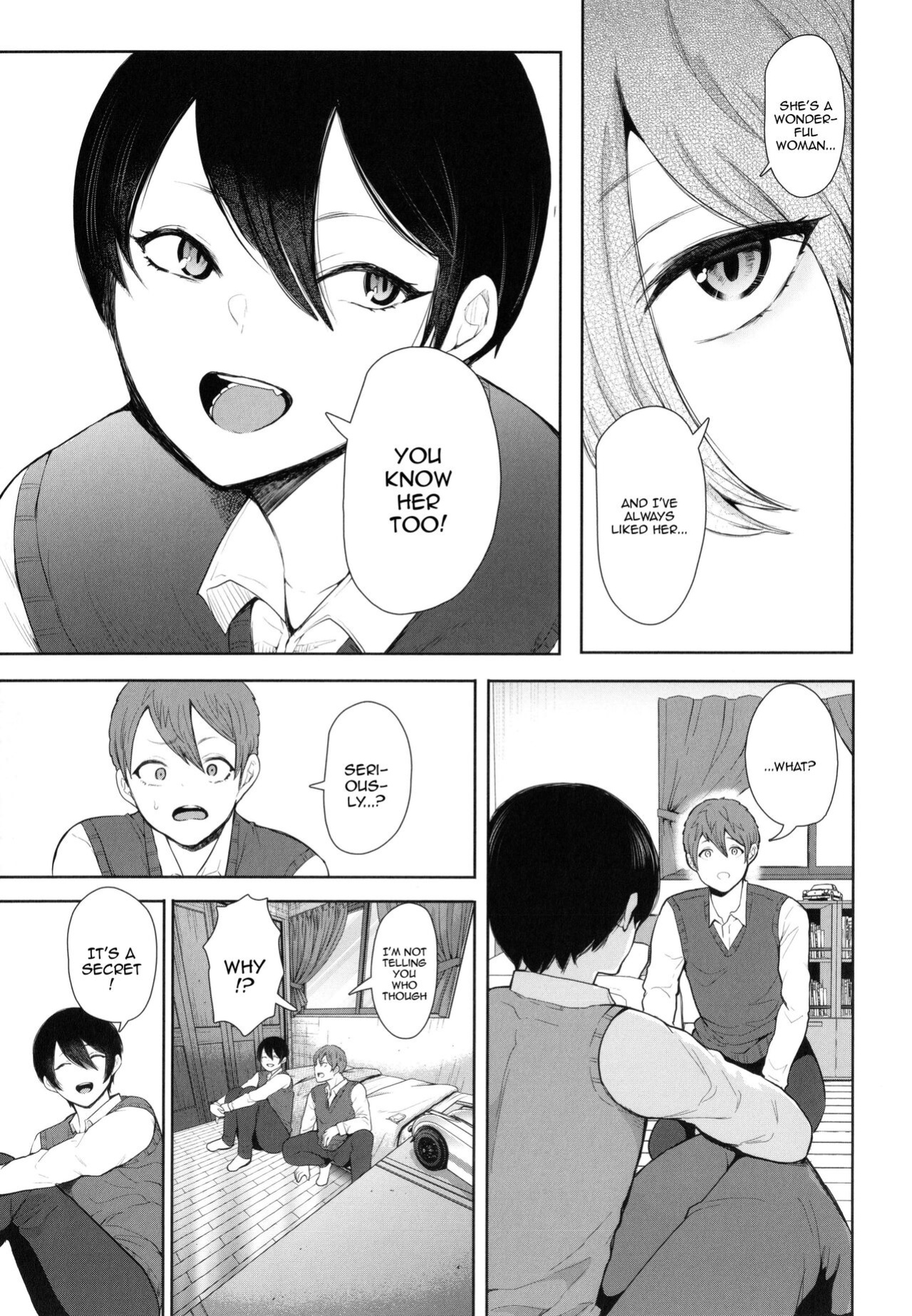 [Shomu] Mukashi no Uwaki Aite no ko ga Jitsu wa Watashi no Musuko no Doukyuusei de... [Doujins.com]