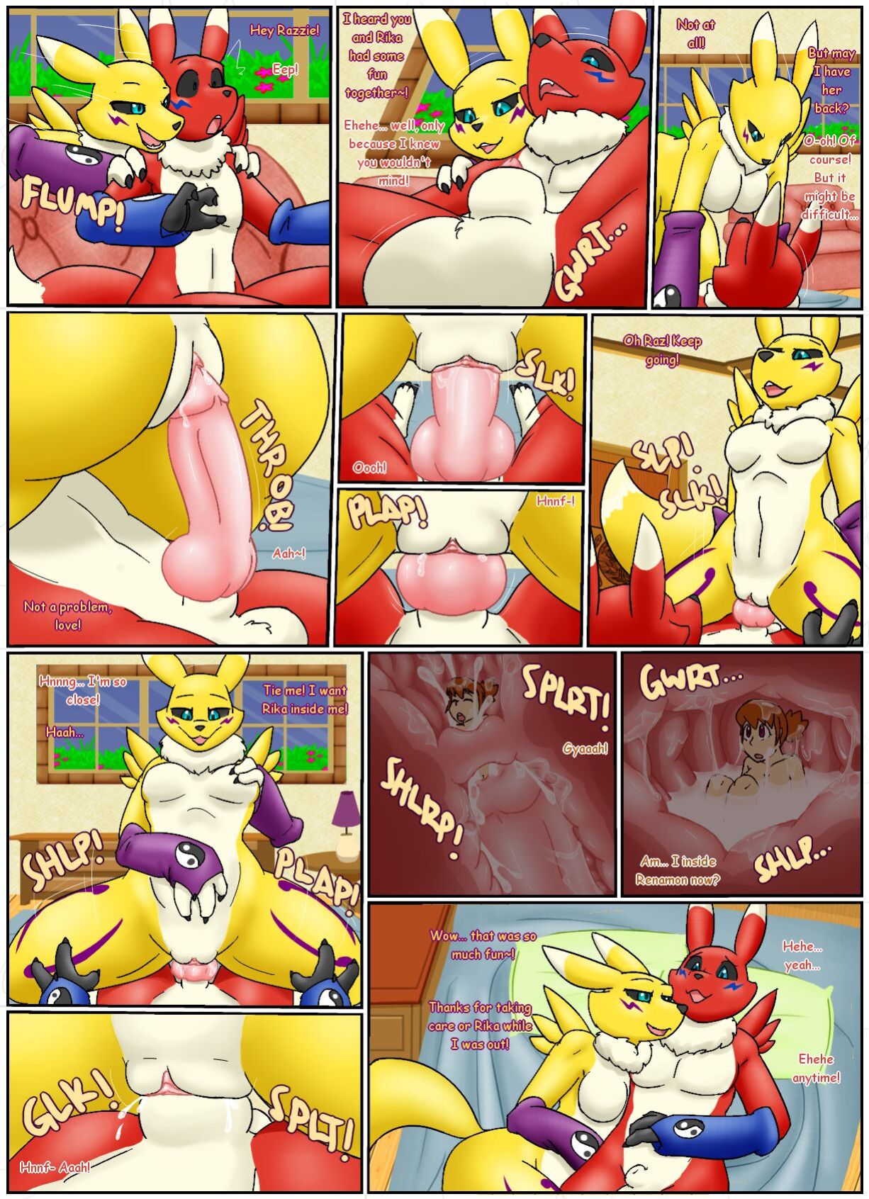 [Livinlovindude] Razure's Red Rocket & Razure's Red Rocket Ramming Renamon