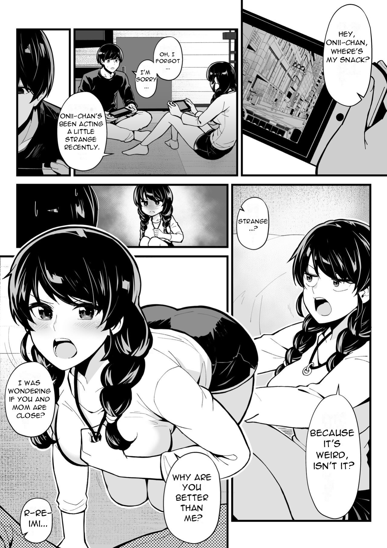 [Toneri Dan (Yoshio Ereki)] Imouto to Game o suru, Soshite Oba to Sex o suru - Playing Games with My Sister and Having Sex with My Aunt [DarklordMTLs]