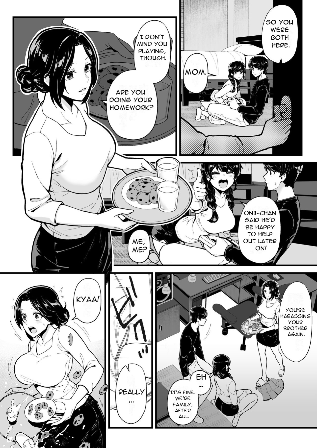 [Toneri Dan (Yoshio Ereki)] Imouto to Game o suru, Soshite Oba to Sex o suru - Playing Games with My Sister and Having Sex with My Aunt [DarklordMTLs]