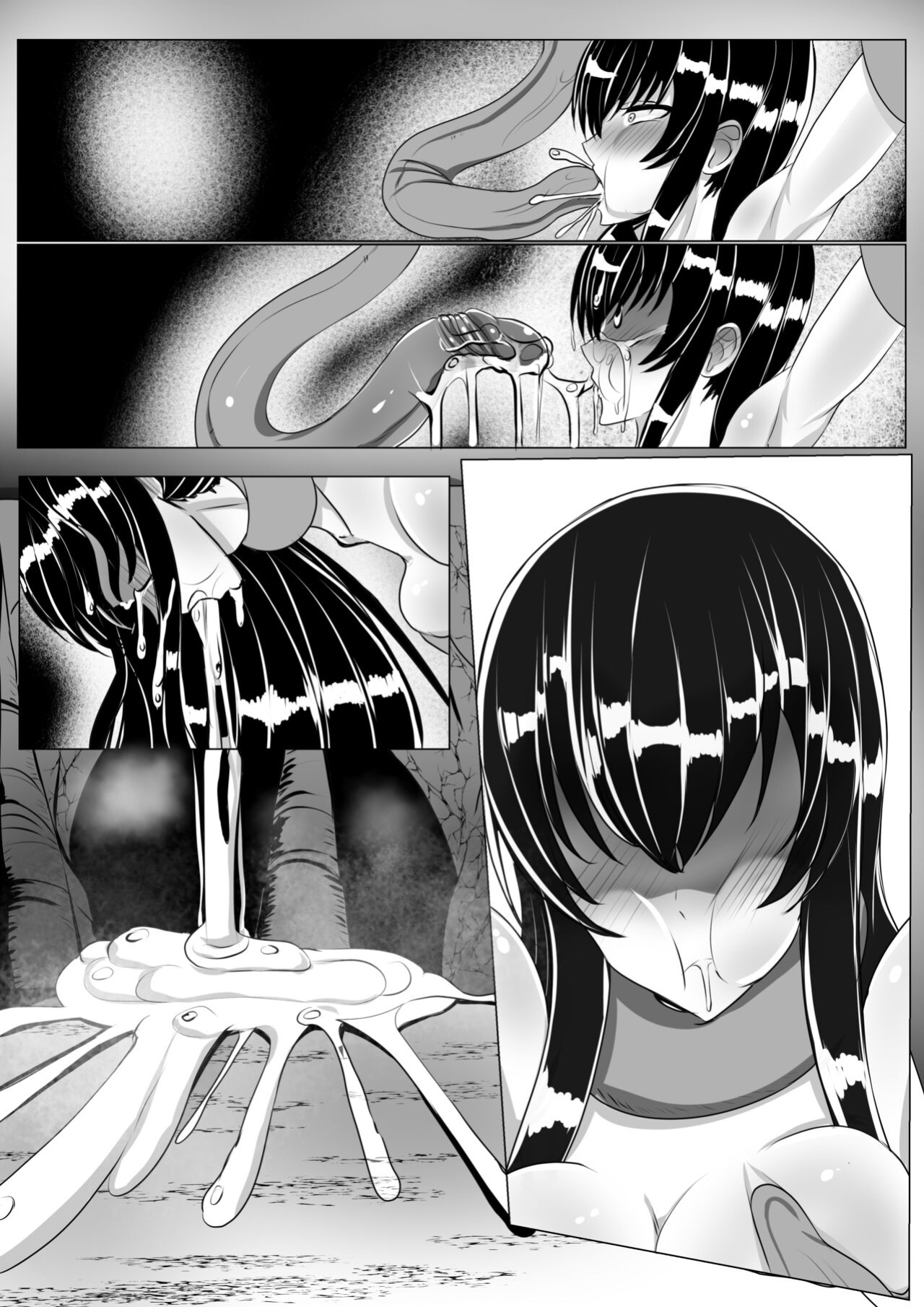 [The Amazing Gambit] Saeko dominated by a tentacled enemy (High school of the Dead)