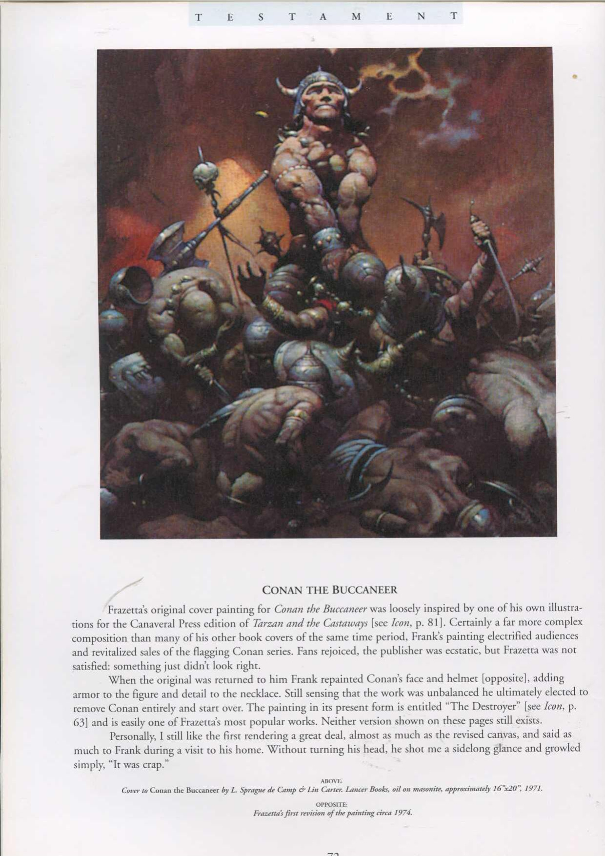 Testament: A Celebration of the Life and Art of Frank Frazetta