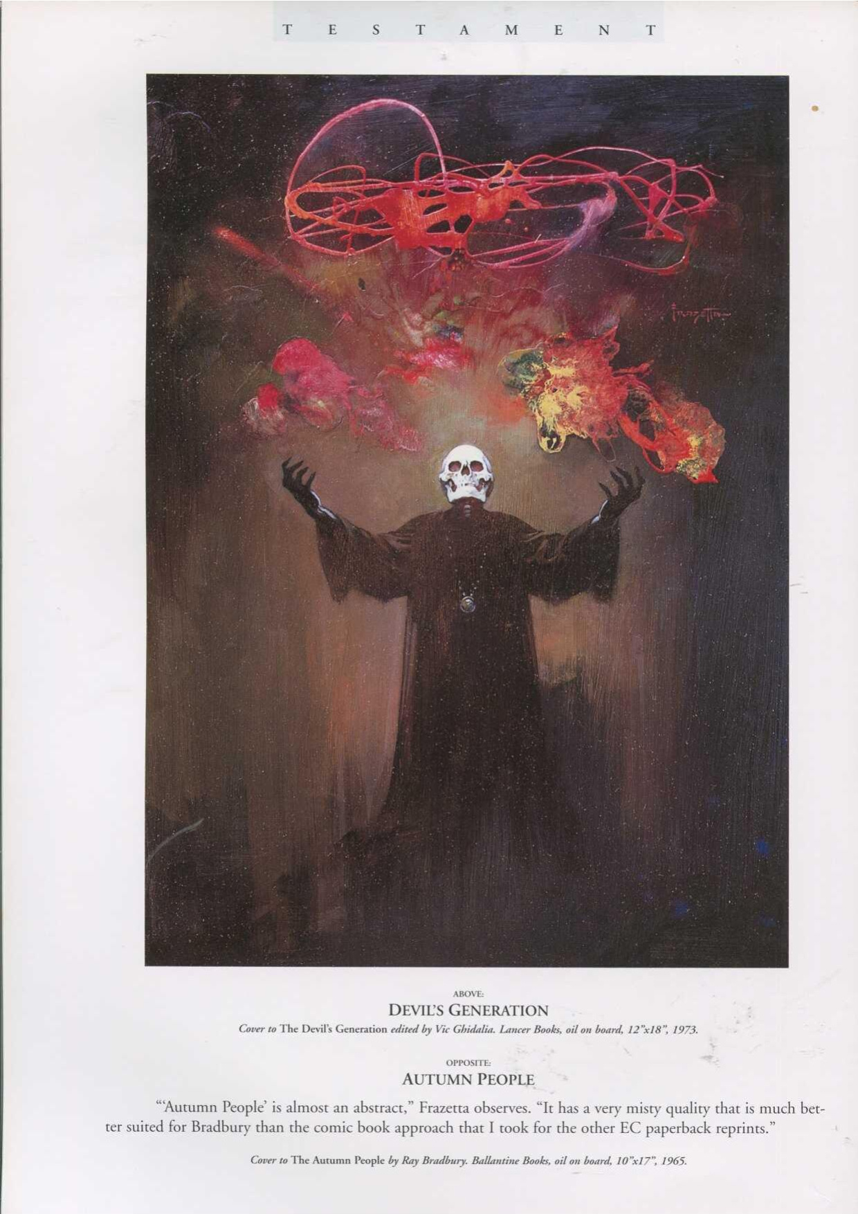Testament: A Celebration of the Life and Art of Frank Frazetta