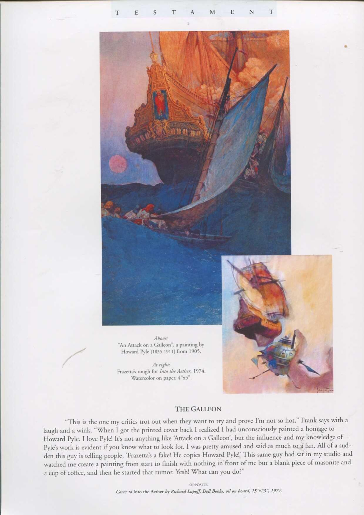 Testament: A Celebration of the Life and Art of Frank Frazetta