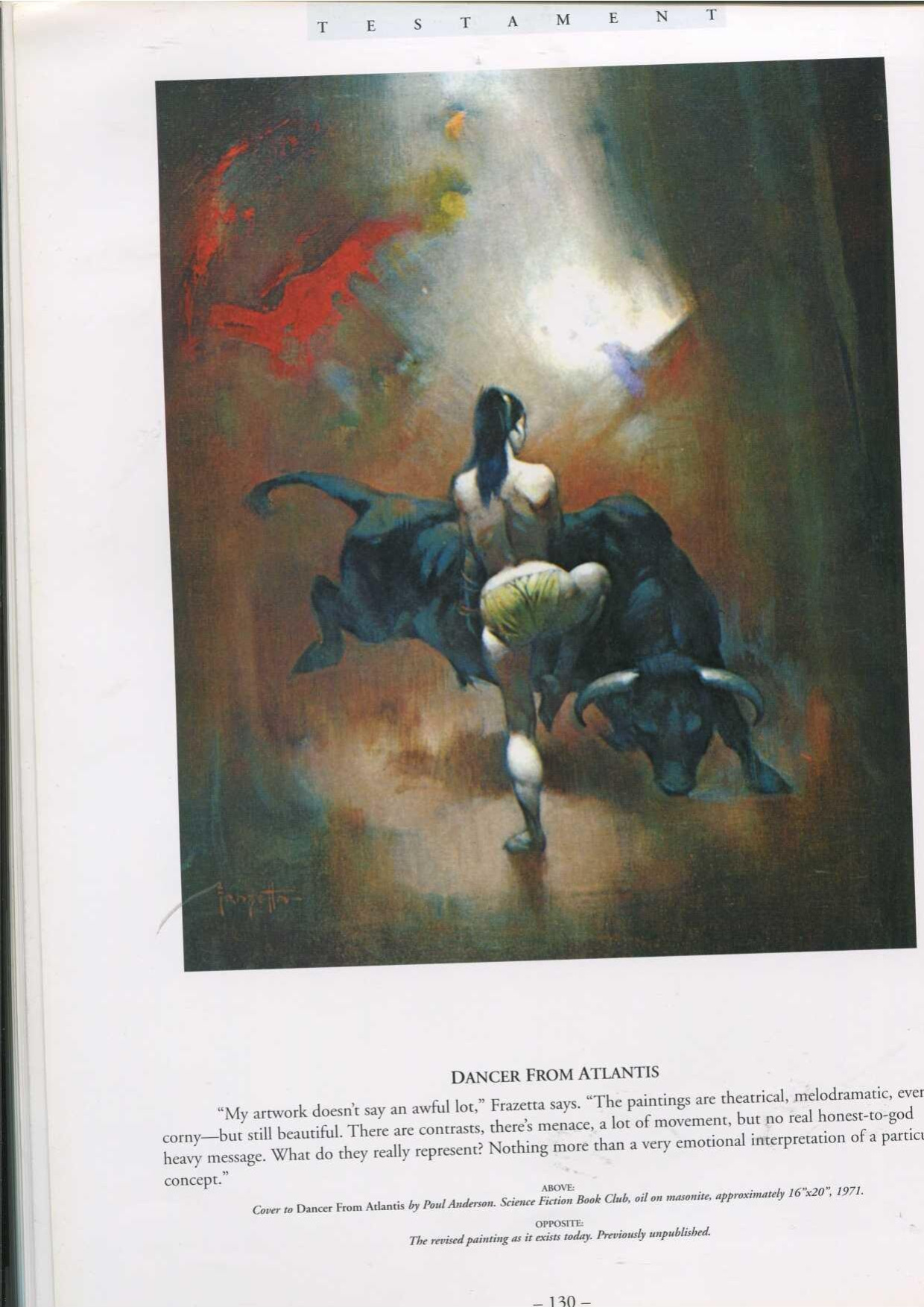 Testament: A Celebration of the Life and Art of Frank Frazetta