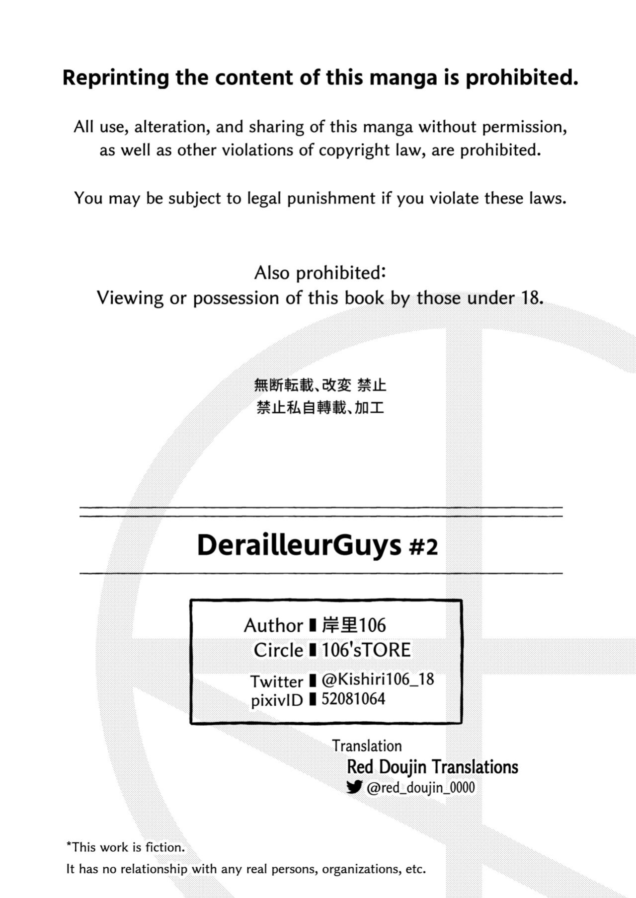 [106'sTORE (Kishiri106)] DerailleurGuys#2