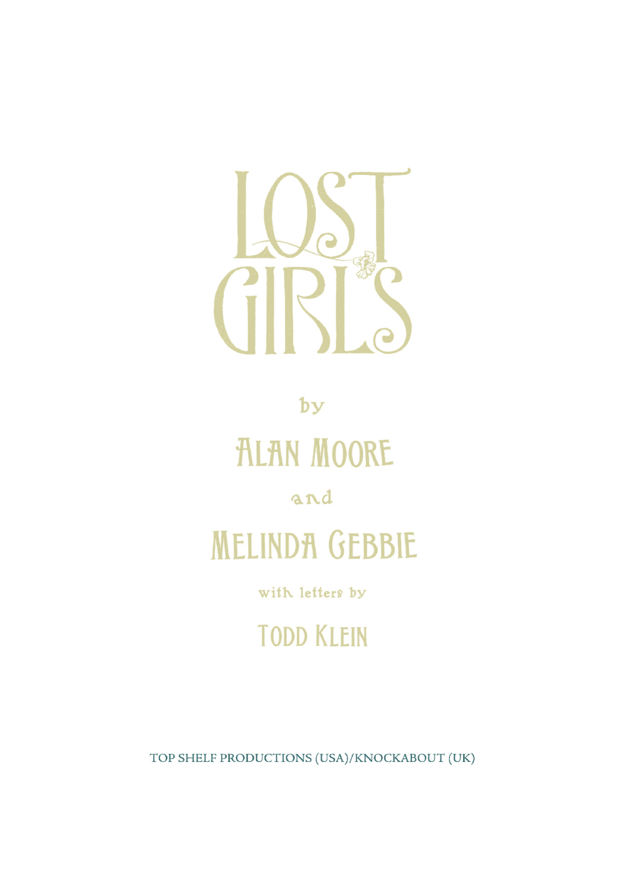 [Alan Moore, Melinda Gebbie] Lost Girls 1, 2 and 3