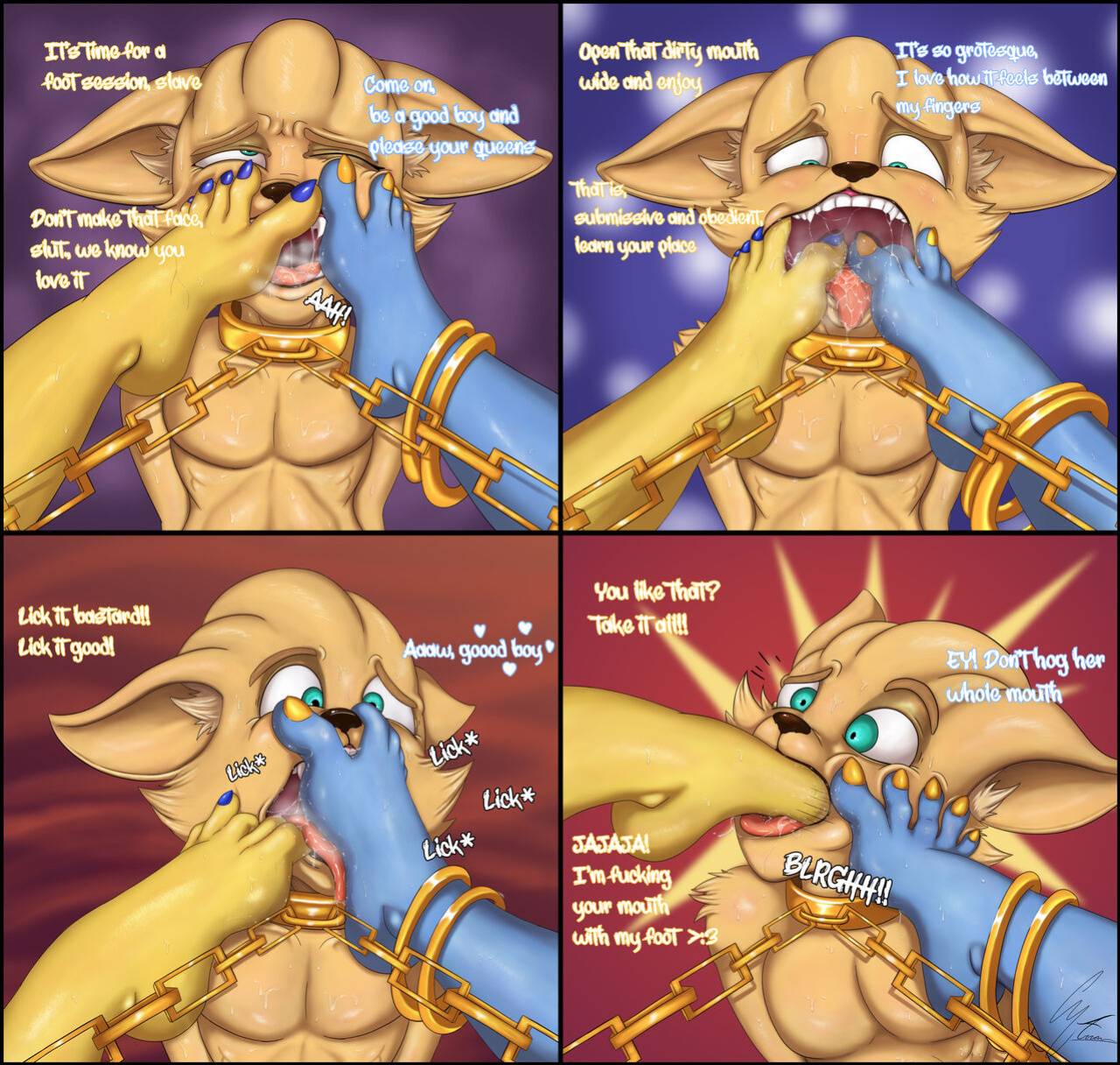 [G4RRON] Egyptian Queens and the Foot Slave